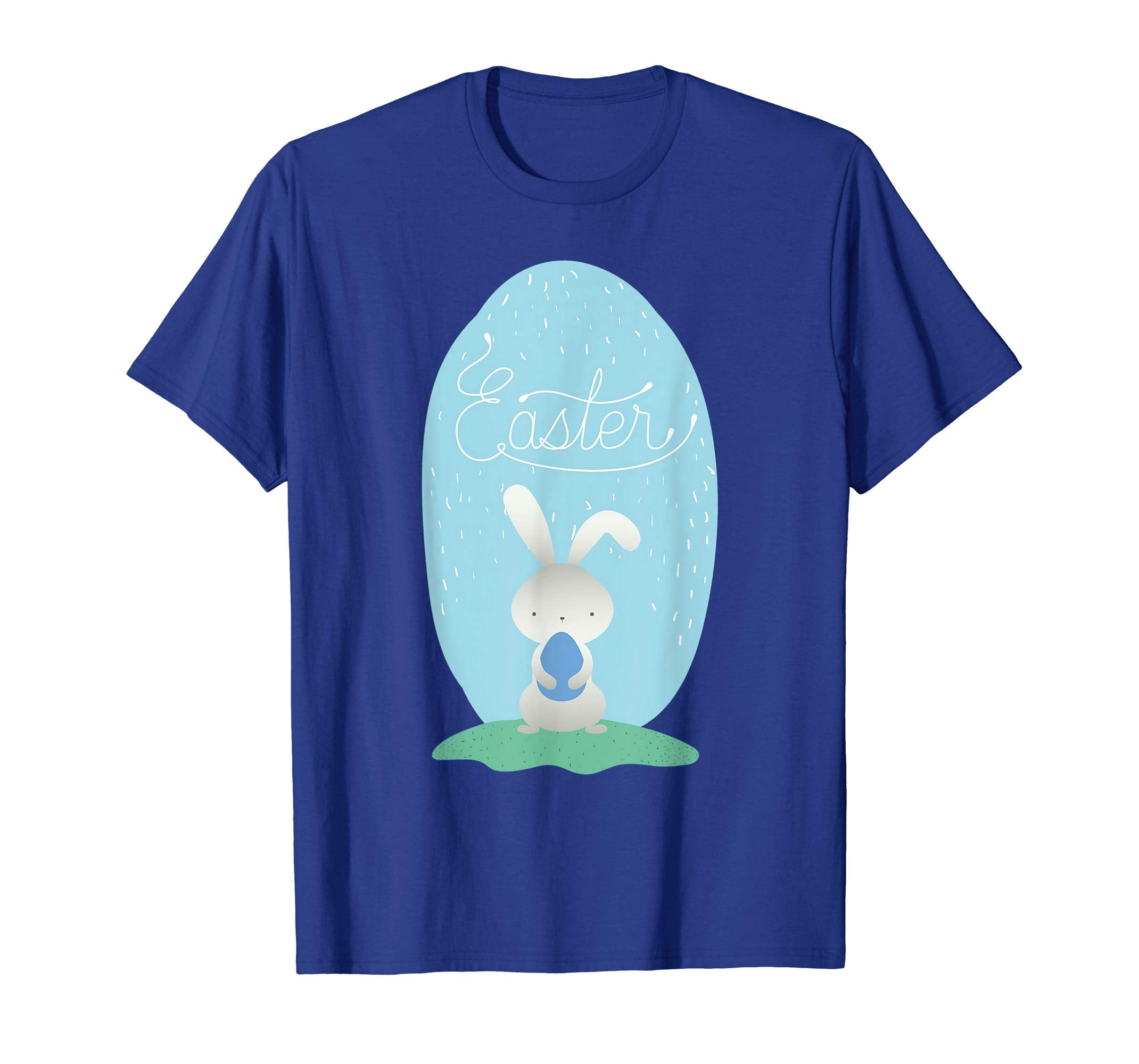 Happy Easter Bunny Tee shirt with Easter Eggs T shirt