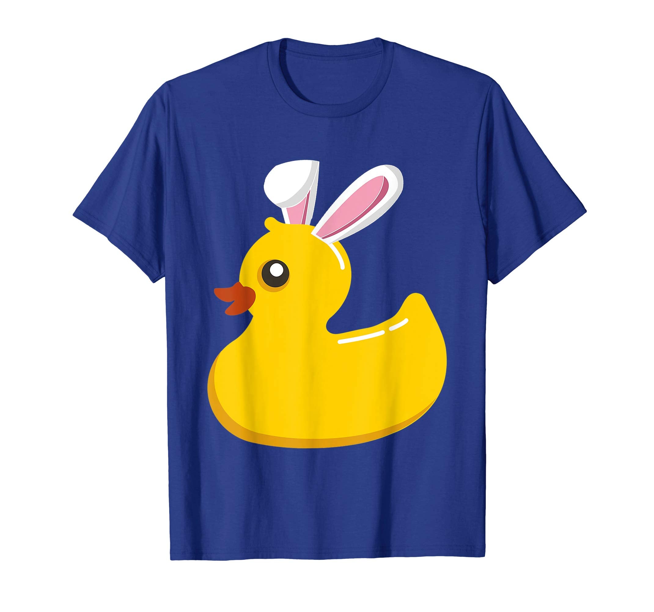Rubber Duck With Easter Bunny Ears Funny Cute Pascha T-Shirt