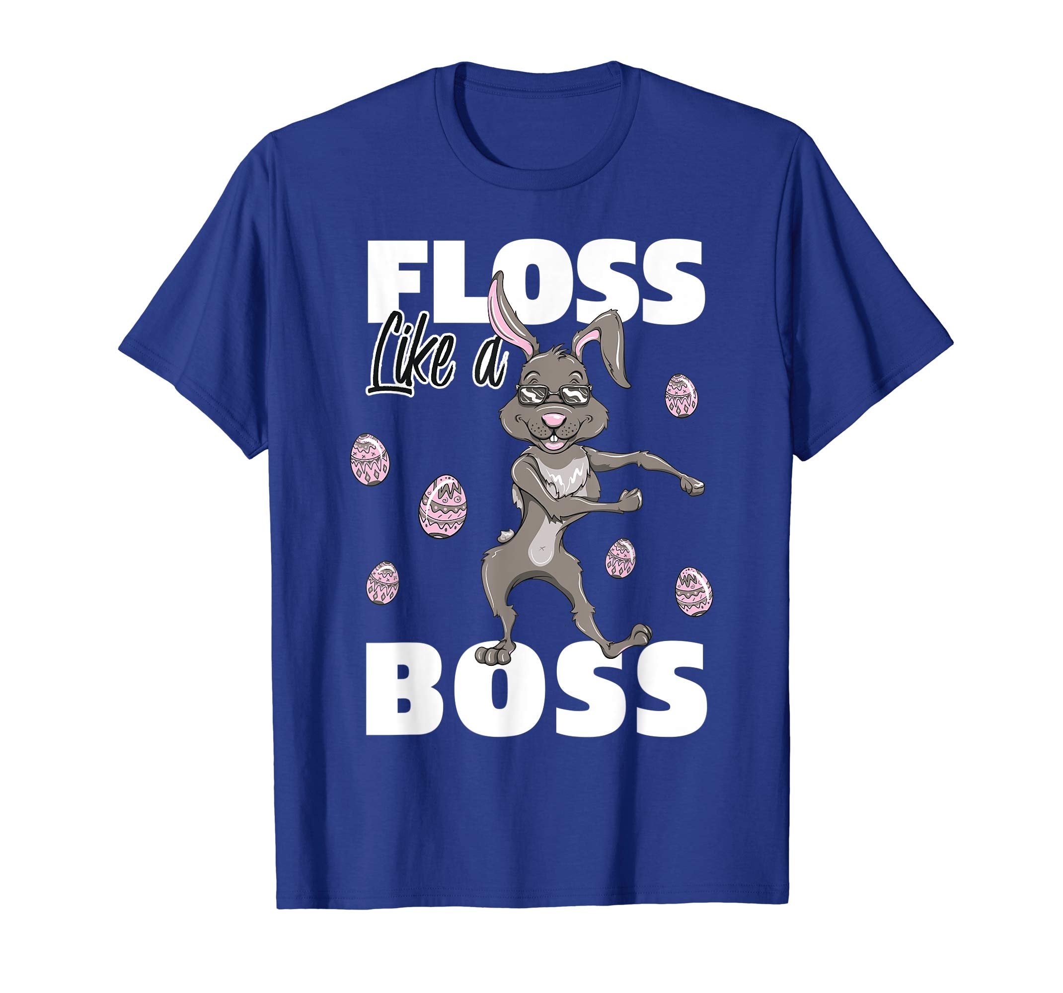 Boys Flossing Easter Bunny T-Shirt Kids Floss Like A Boss