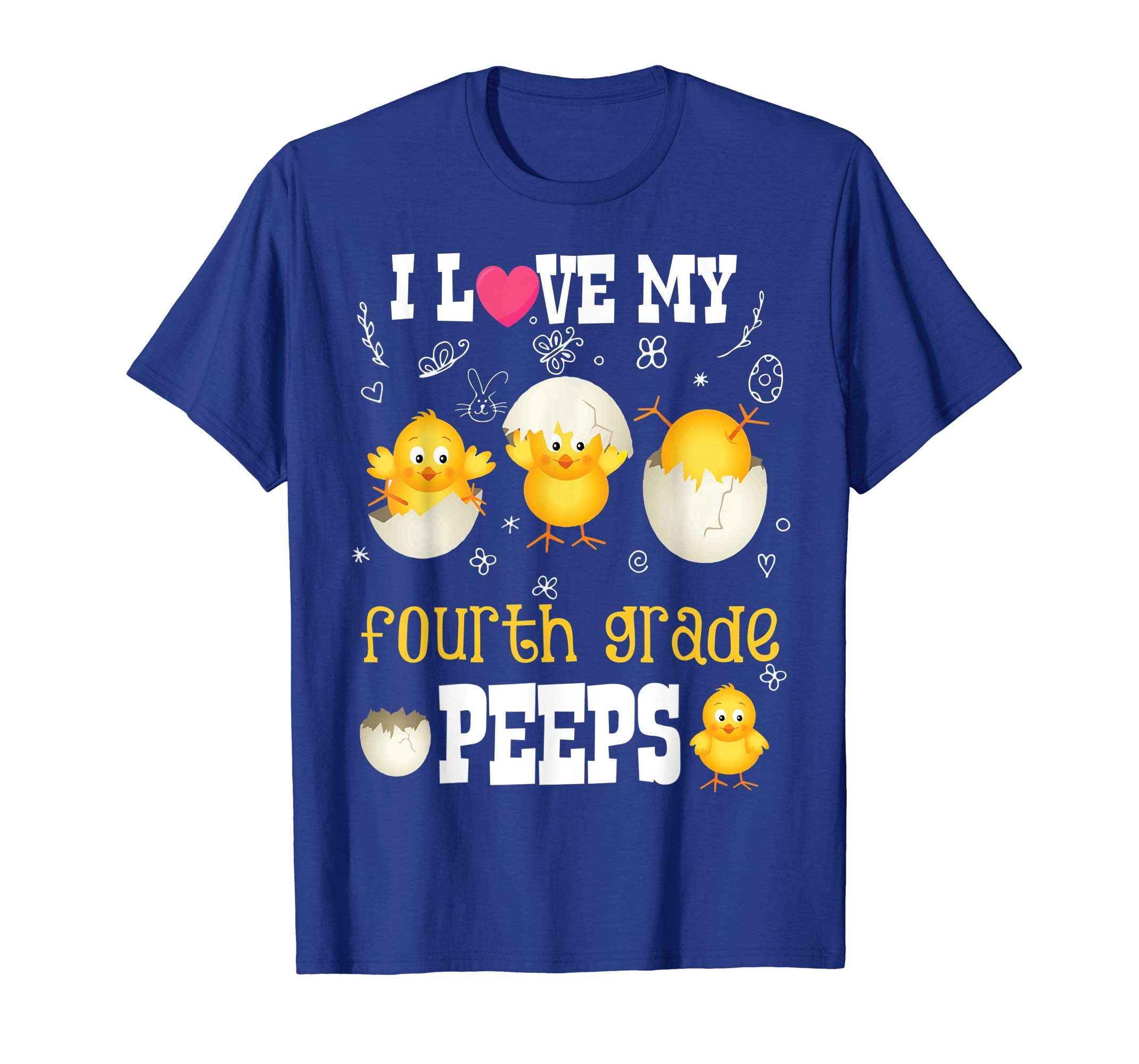 I Love MyFourth Grade Peeps Easter Bunny T-Shirt