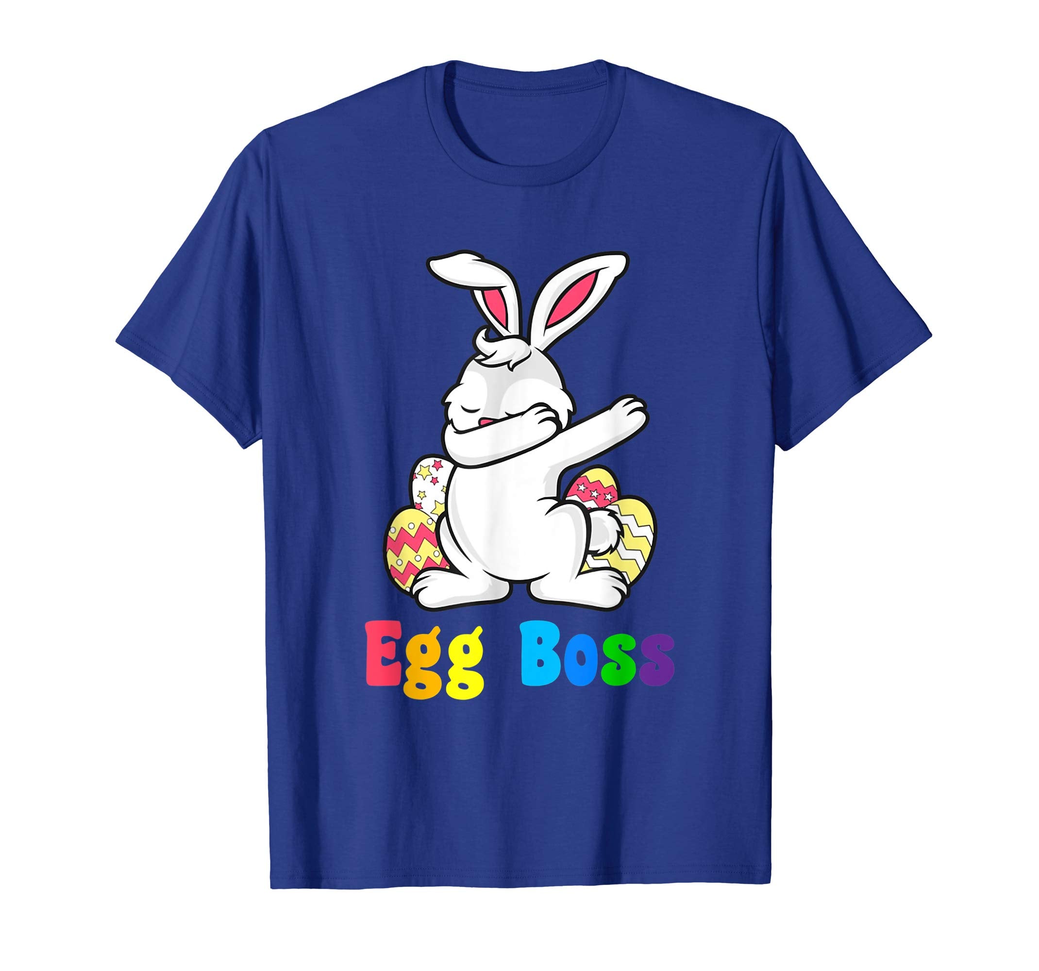 Egg Boss Hunt Dabbing Bunny Easter T Shirt For Kids 2019