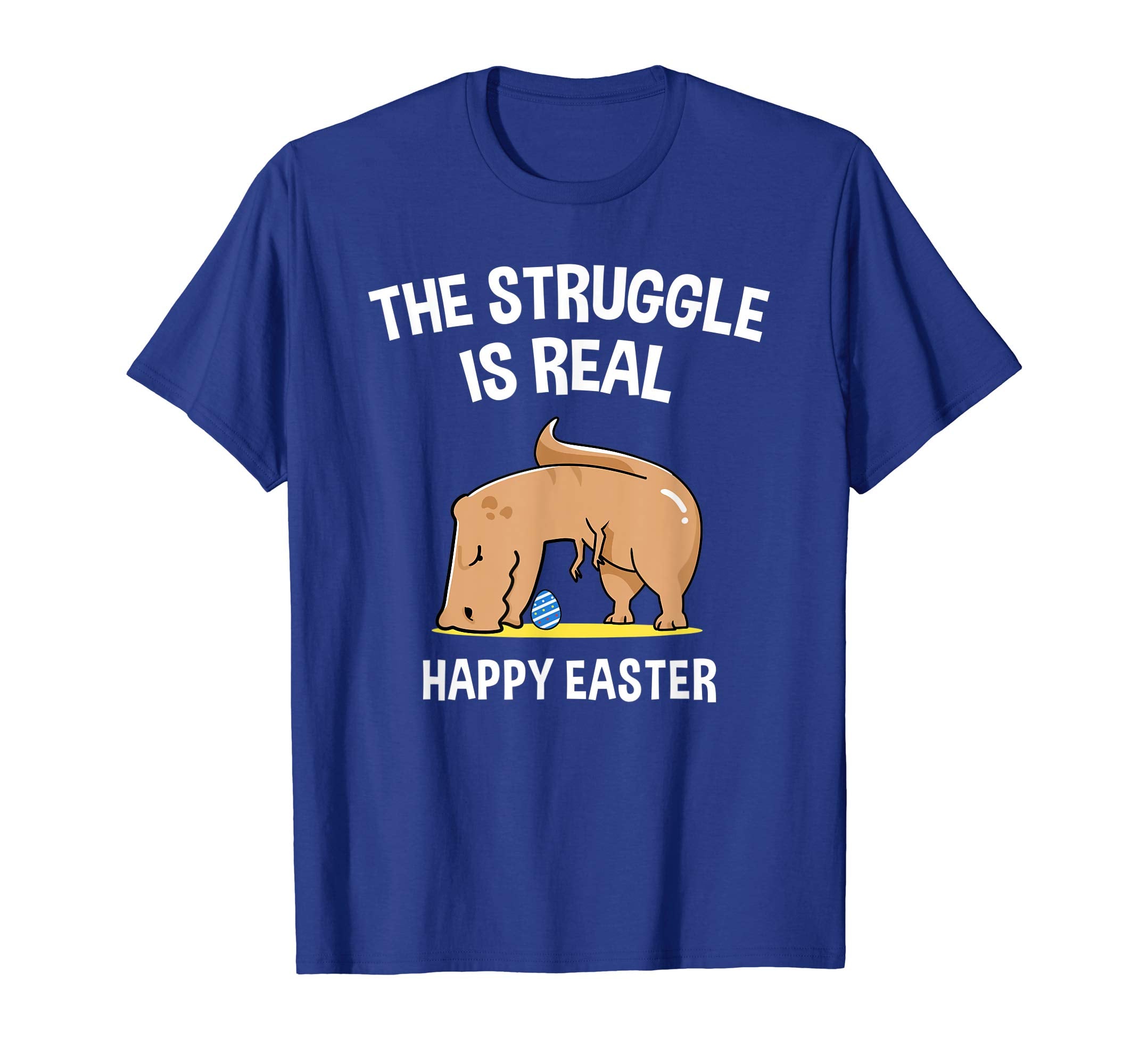 Funny T-Rex Dinosaur The Struggle is real Easter T-Shirt