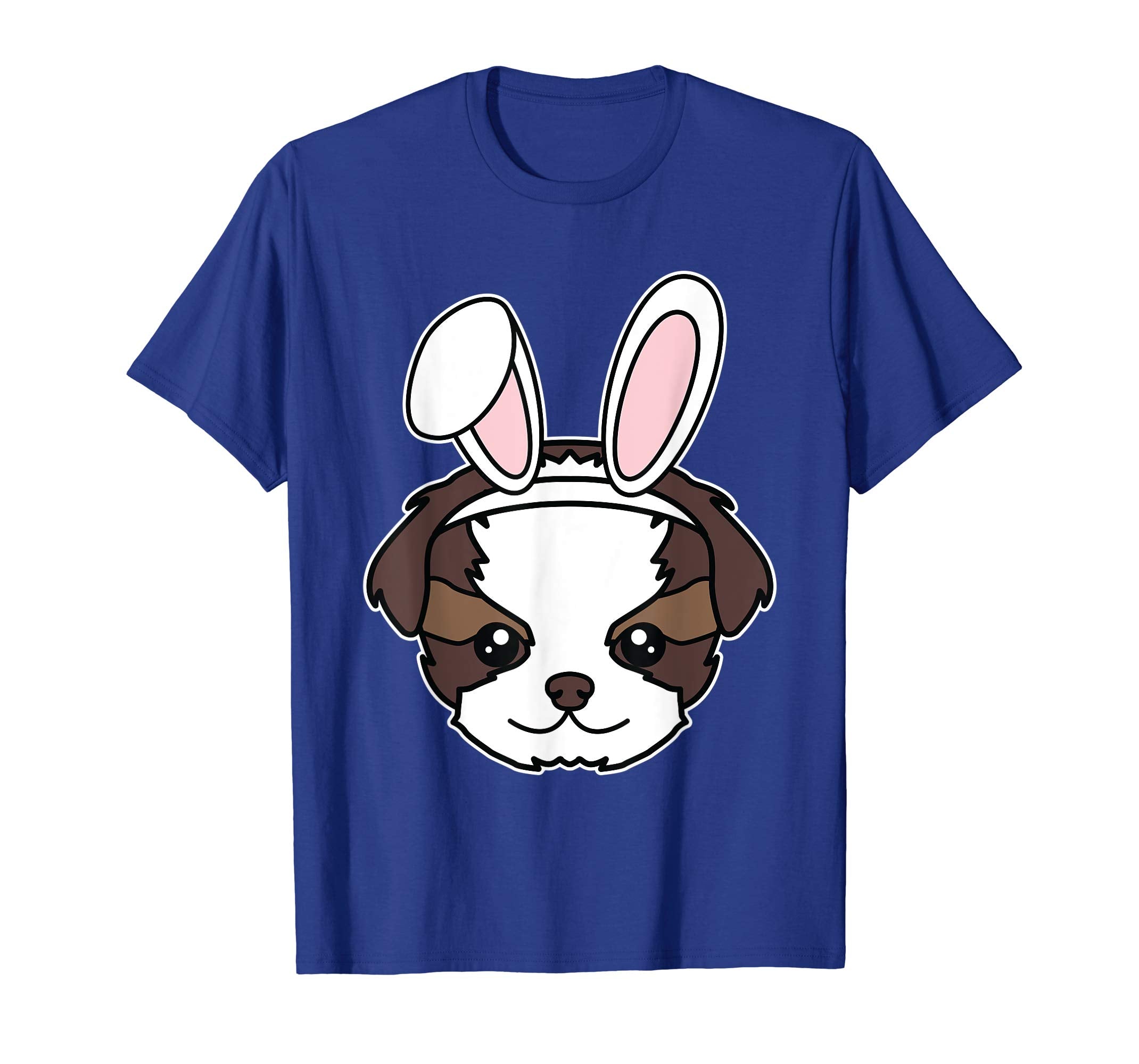 Shih Tzu Dog Happy Easter Bunny T Shirt Gift for Easter