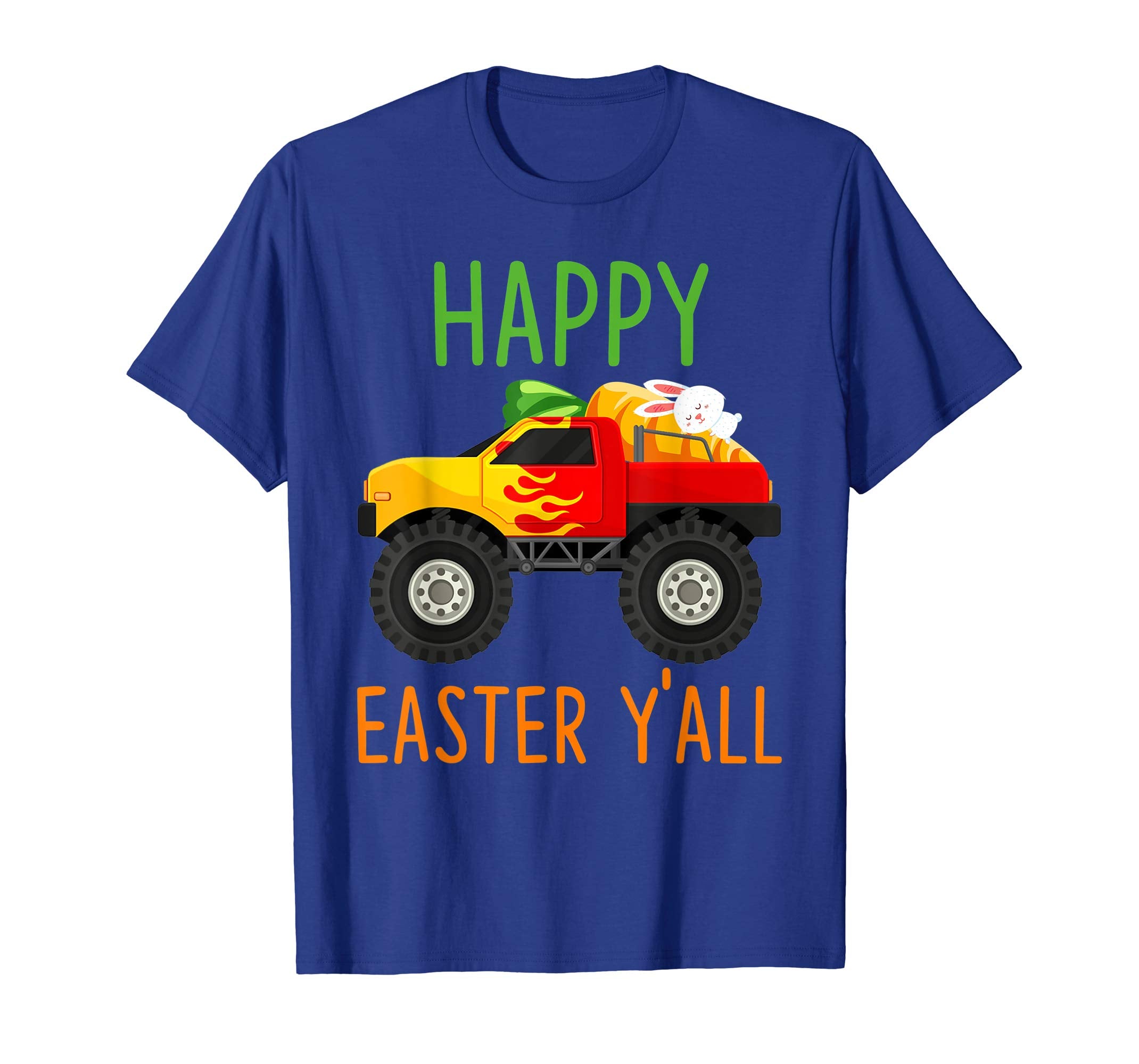 Monster-Truck Happy-Easter-Y'all T-shirt Hunting-Season-Egg