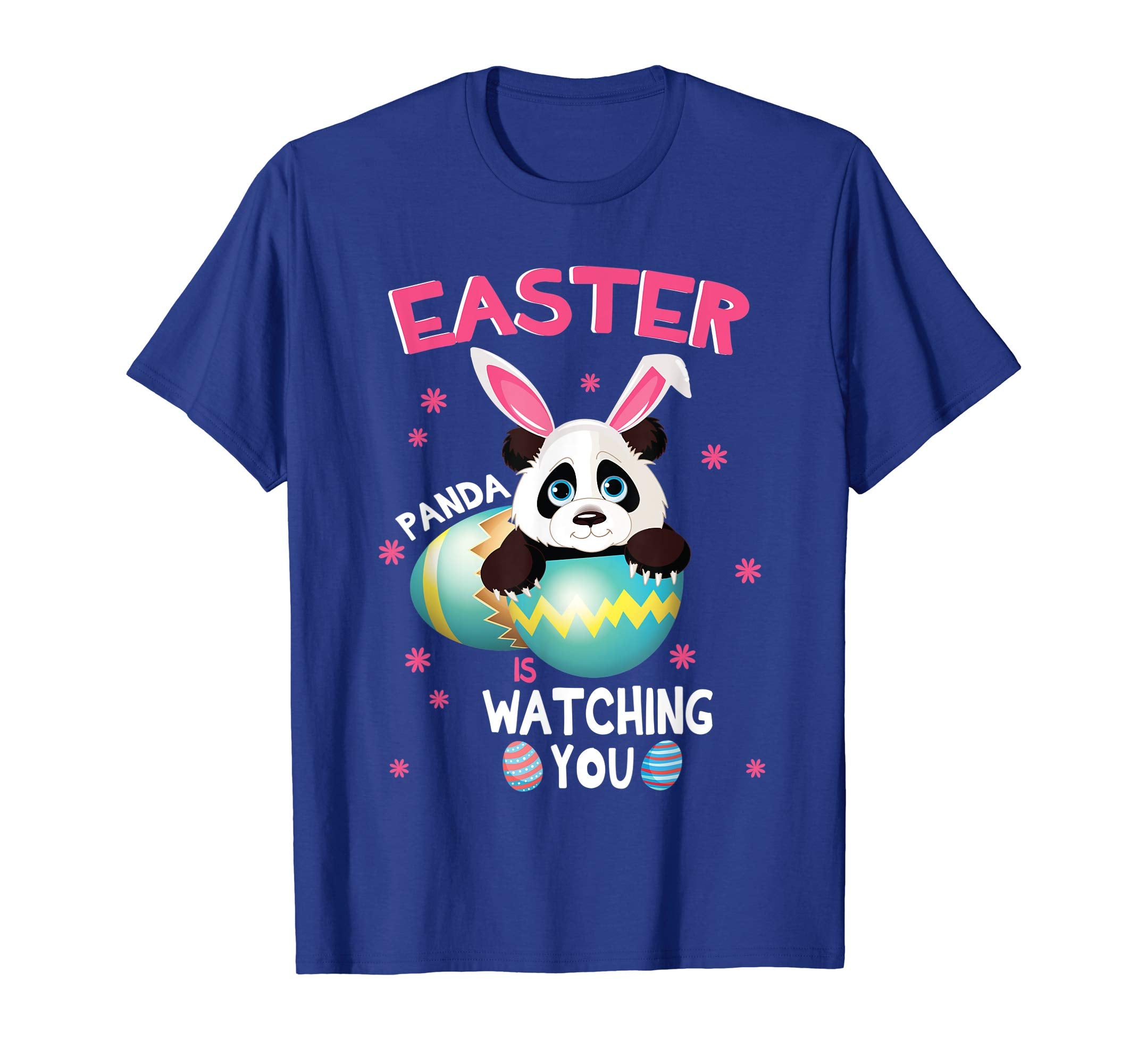 Easter Panda Is Watching You Stars Easter Eggs Happy Shirt