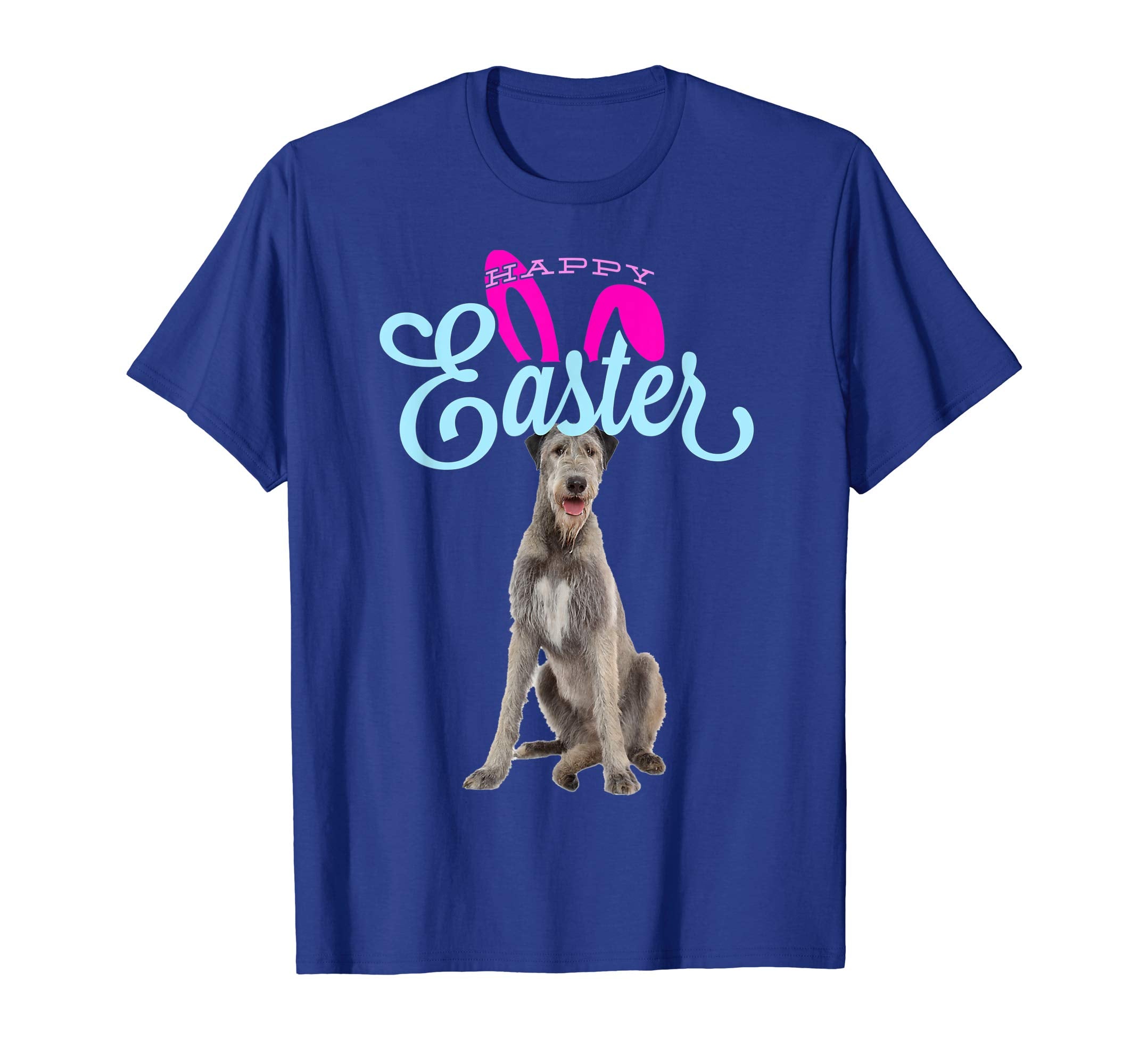 Easter Bunny Irish Wolfhound Tshirt Dog Men Women Gift
