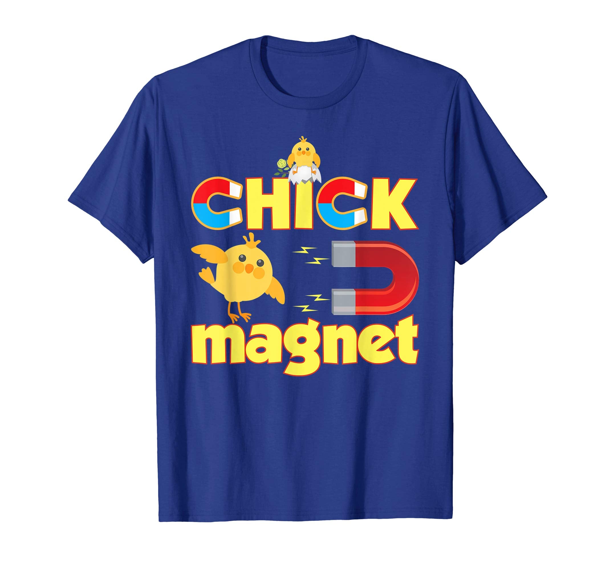 Cute Chick Magnet Easter T-Shirt Egg Hunting Lovely Cute
