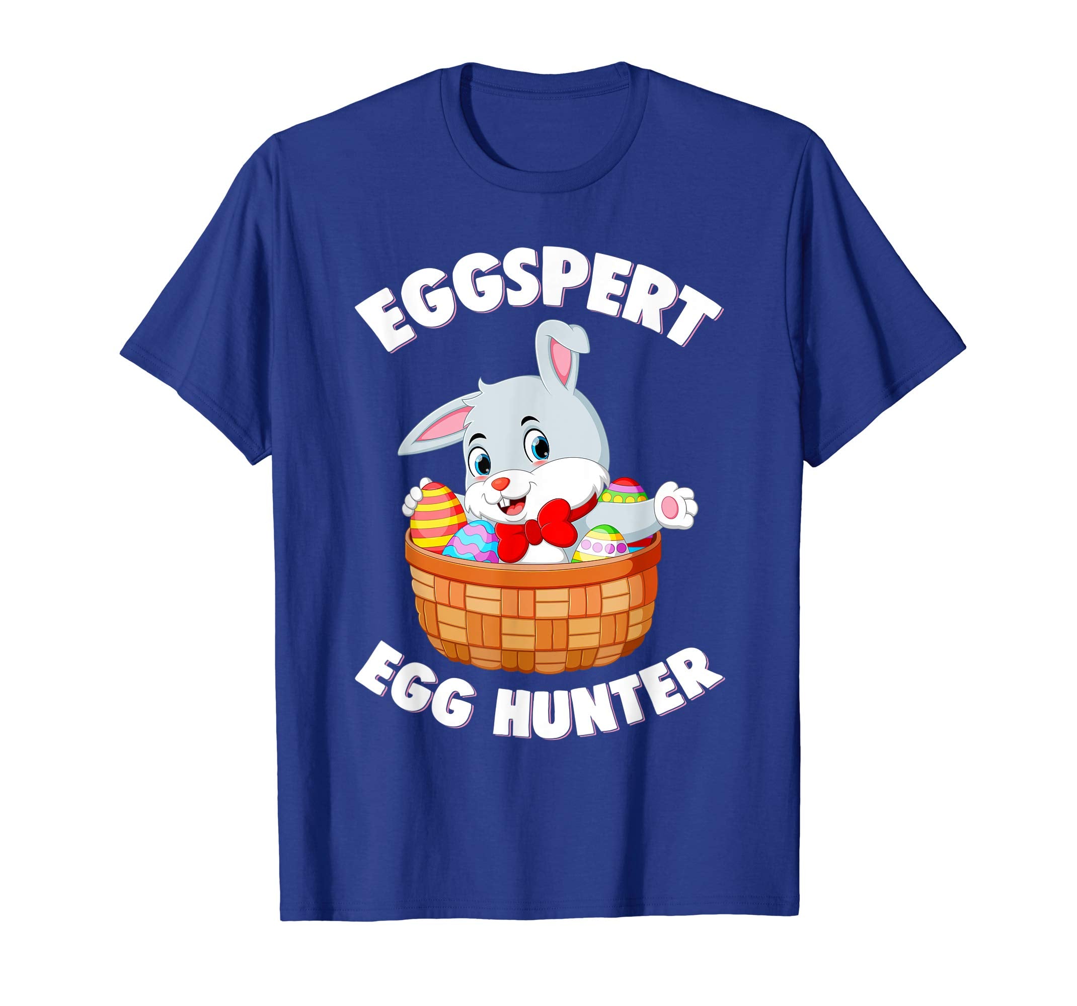 Eggspert Egg Hunter Happy Easter Kids Boys Girls T Shirt