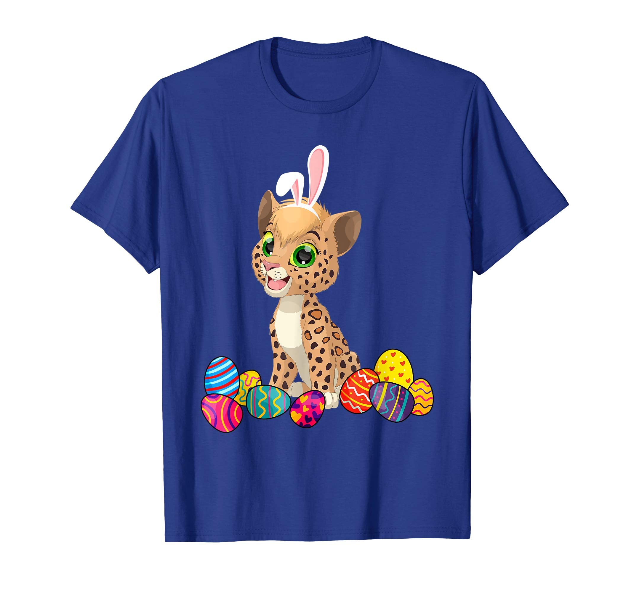 Leopard Bunny Ear With Egg Easter Easter Day Shirt