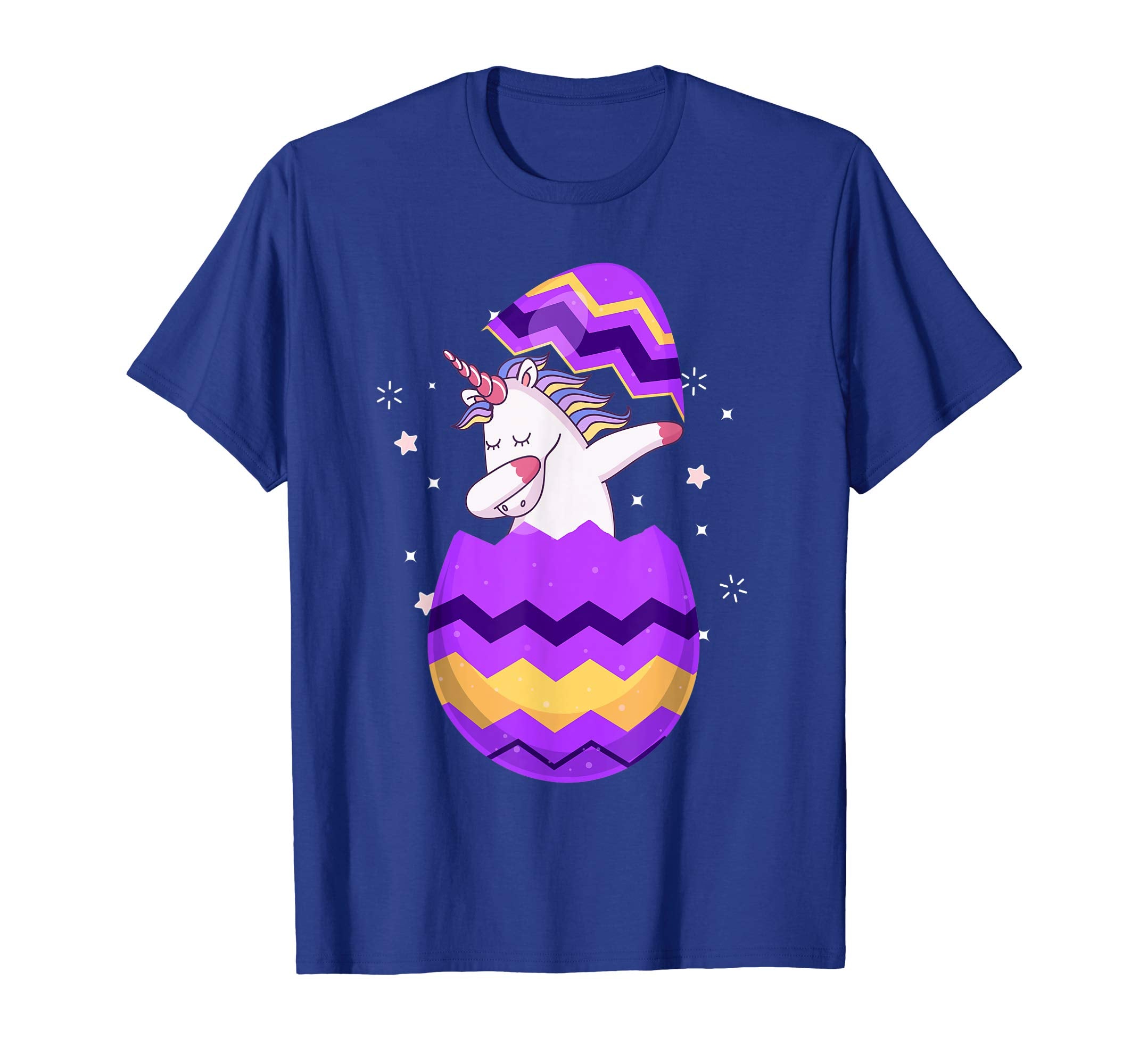 Dabing Egg Unicorn Easter Shirt for Girls &amp; Women