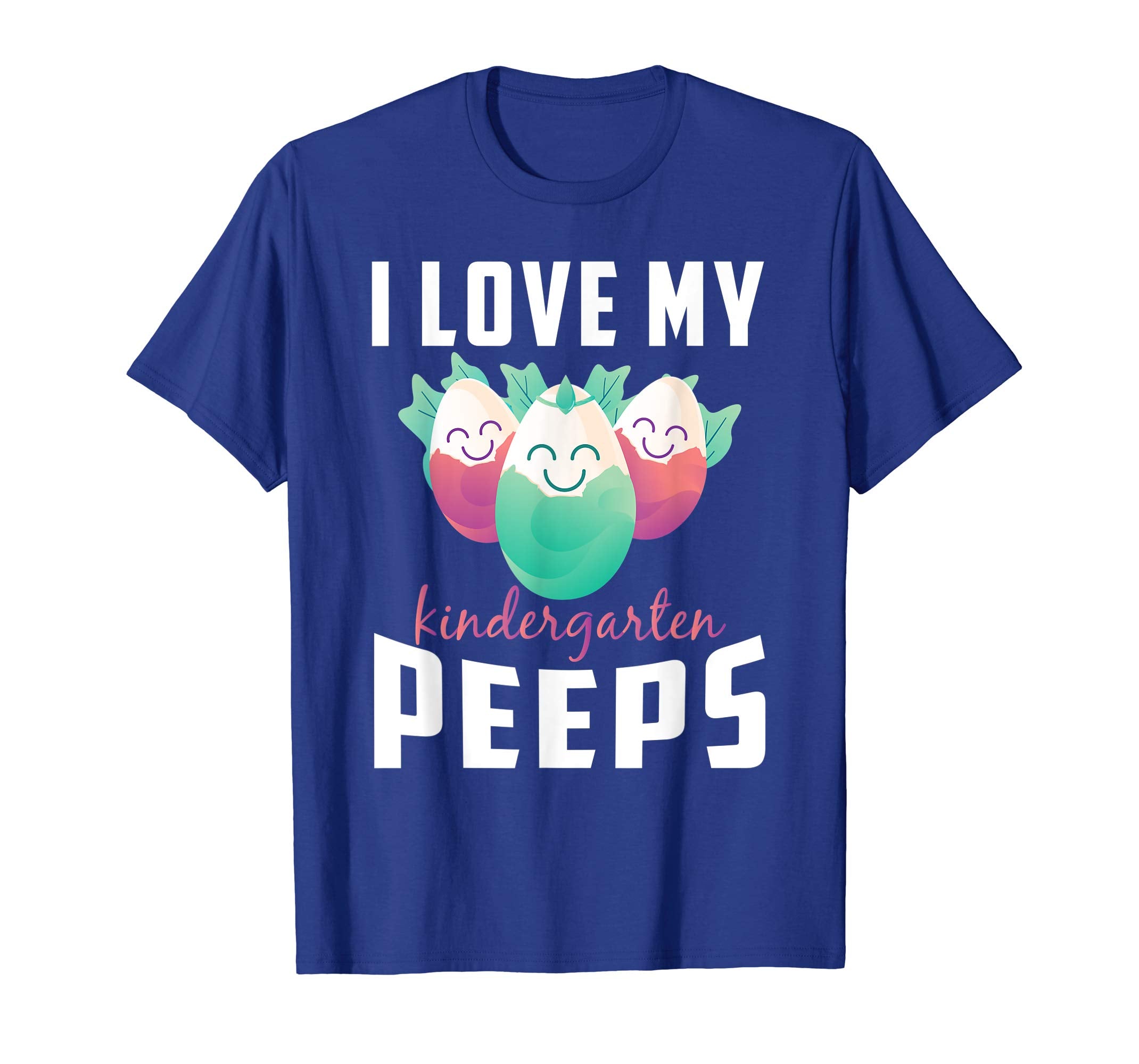 I Love My Kindergarten Peeps Teacher Easter Day T-Shirt