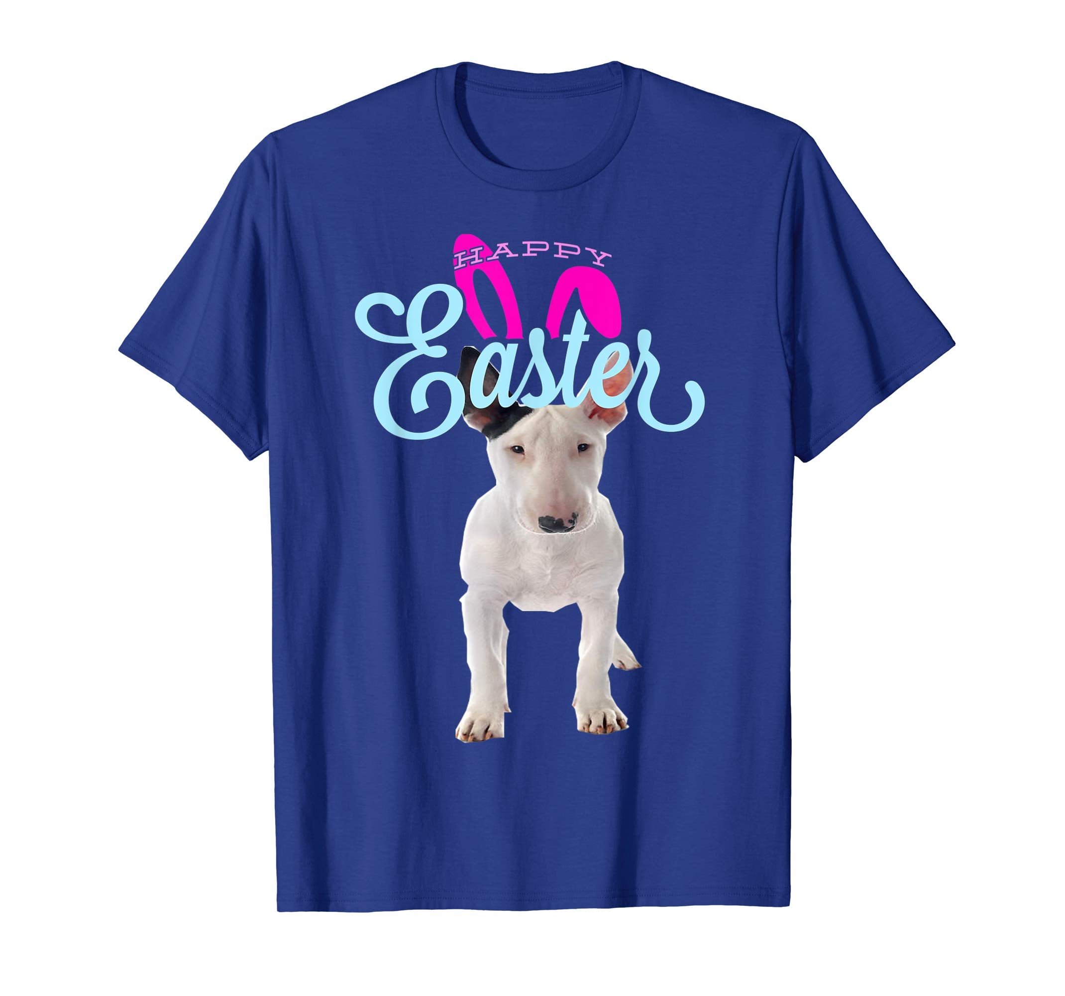Easter Bunny Bull Terrier Tshirt Dog Men Women Gift Easter