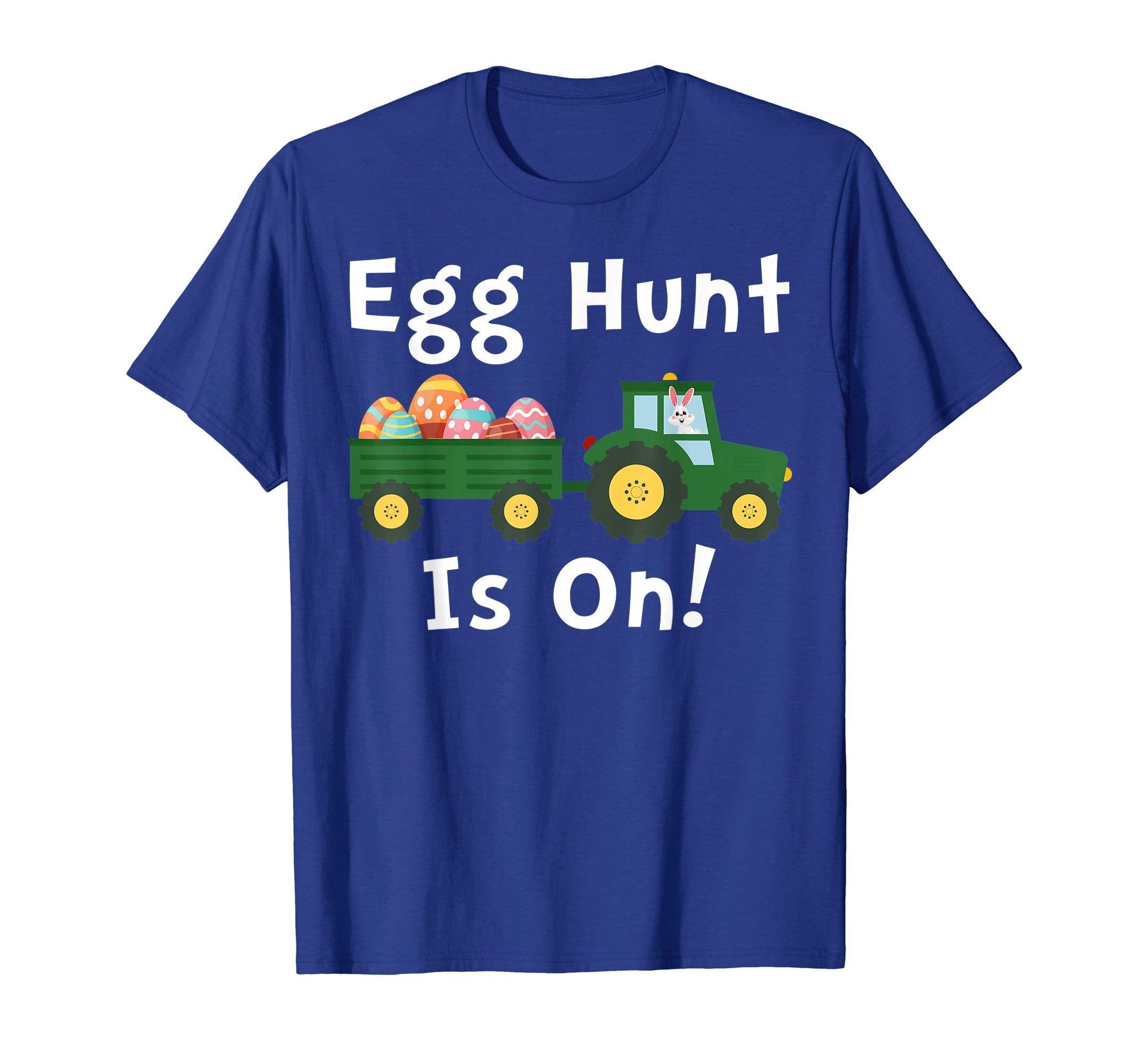 Egg Hunt Is On Tshirt Tractor Lovers Easter Kids Shirts