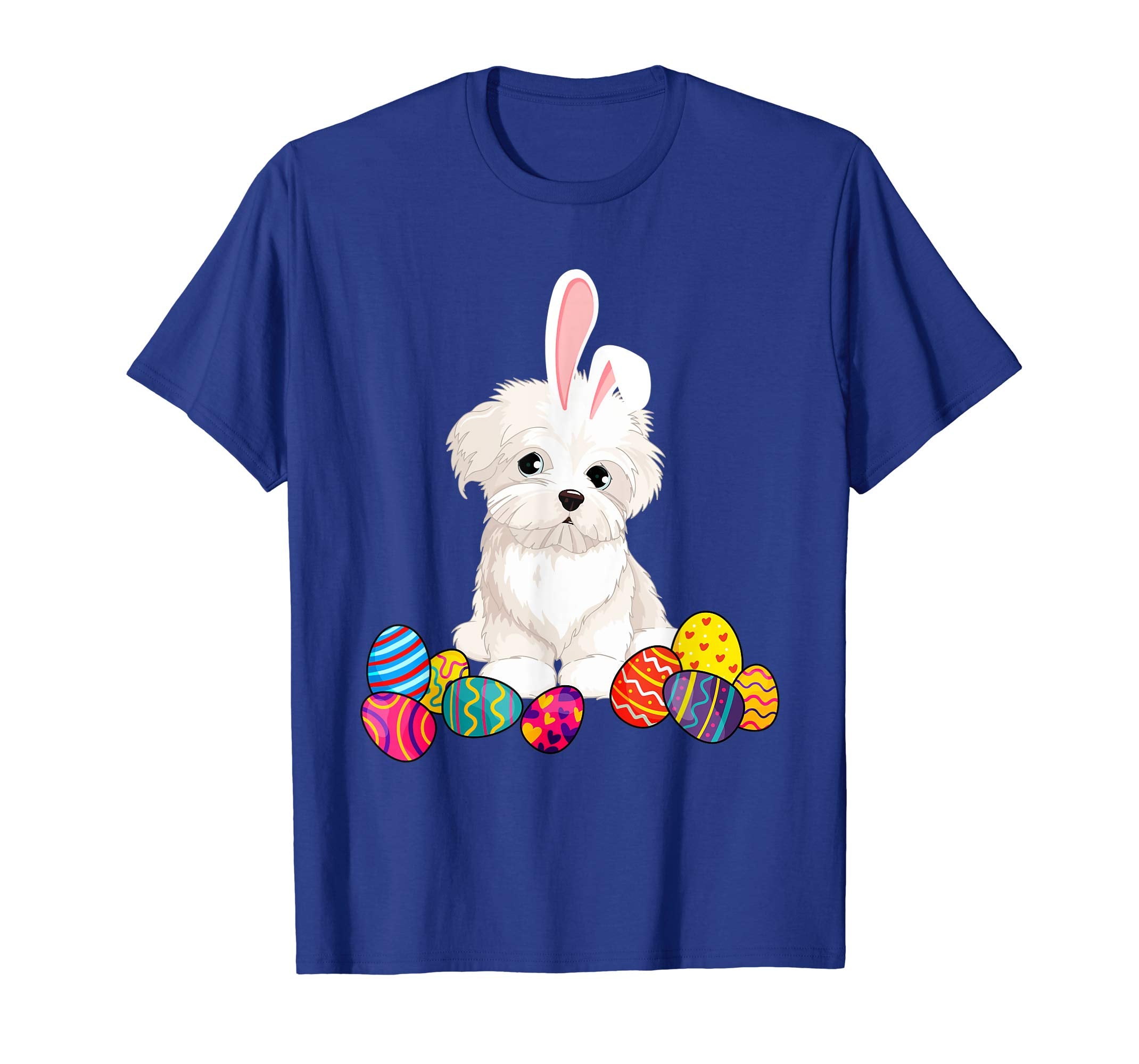 Maltese Bunny Ear With Egg Easter Easter Day Shirt