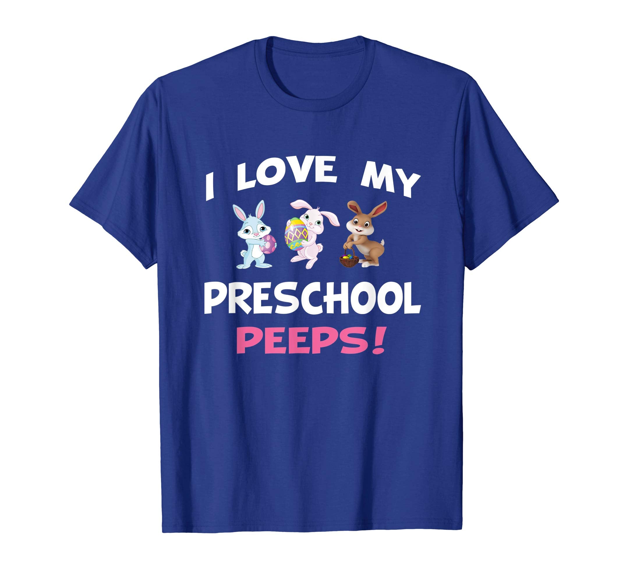 Teacher bunny Easter tshirt I love my preschool peeps
