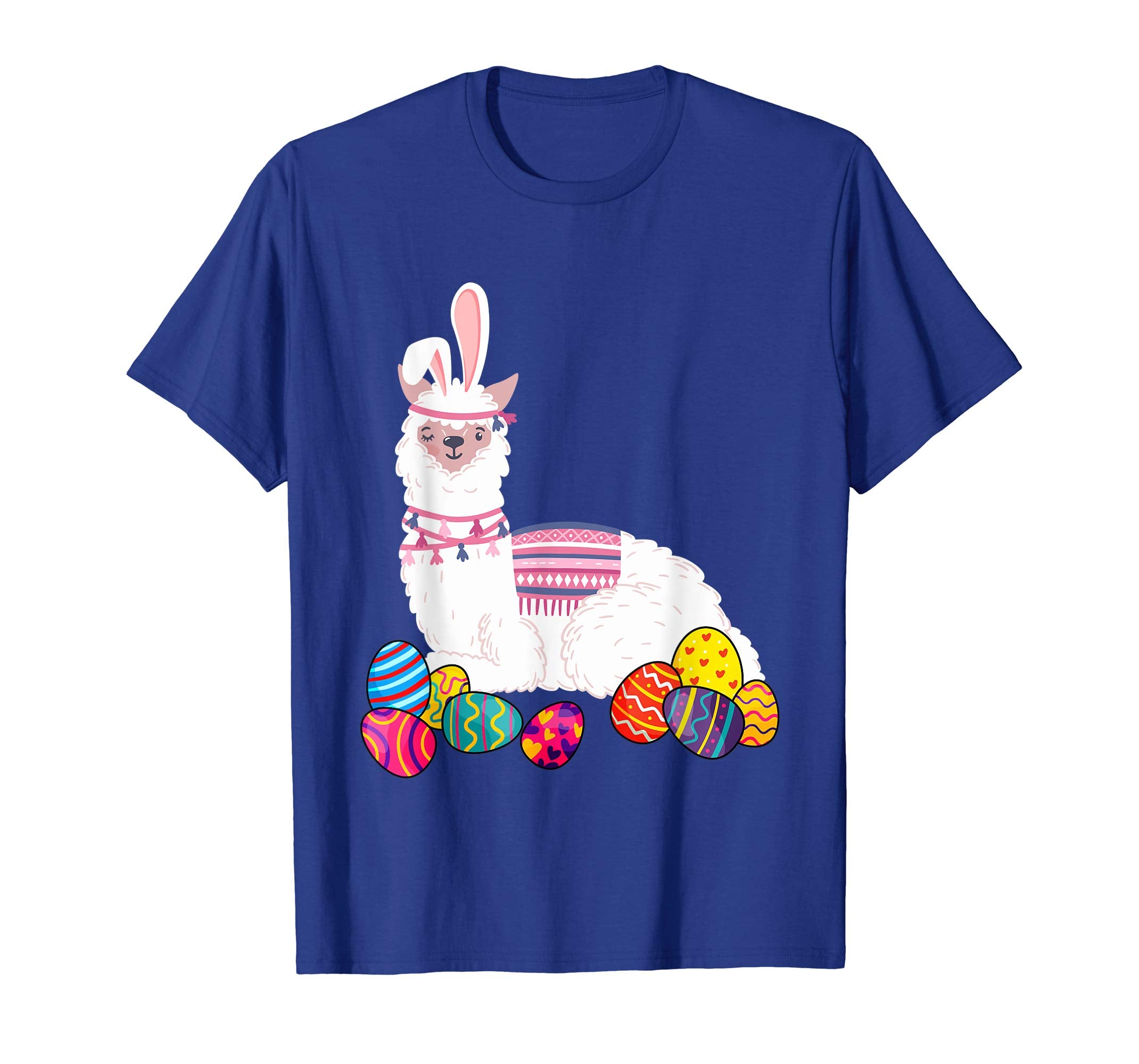 Llama Bunny Ear With Egg Easter Easter Day Shirt