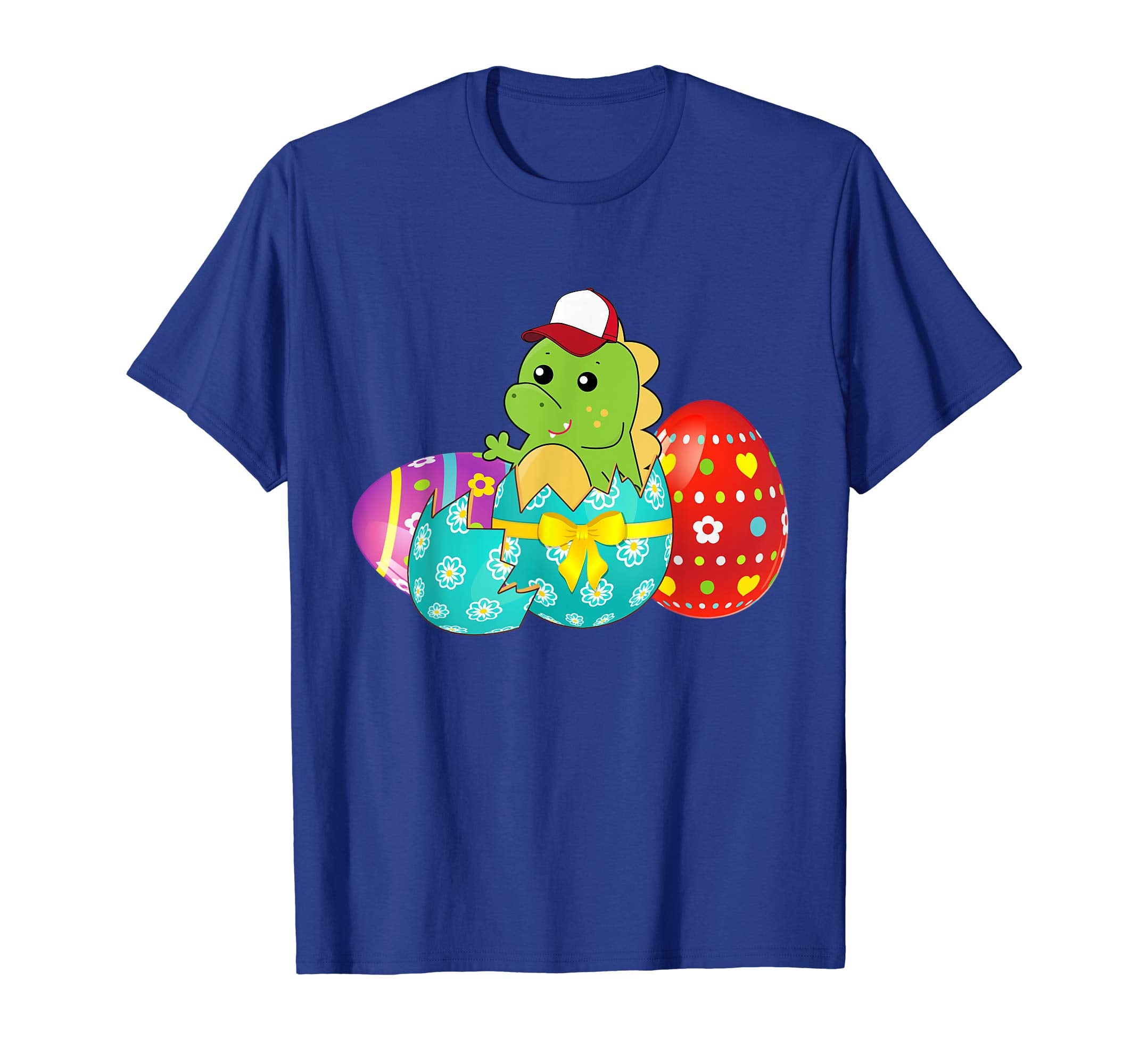 Dinosaur Easter Eggs T-Shirts For Kids Boys Girls