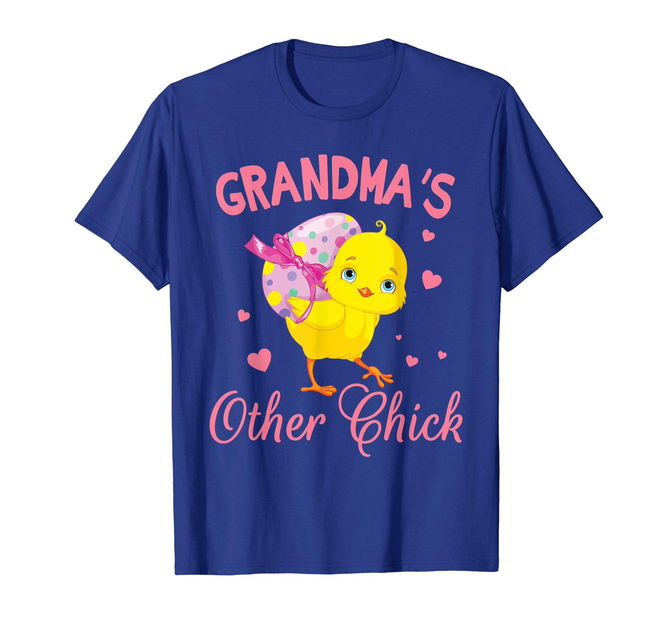 Hearts Chick With Big Easter Egg Shirt Grandma's Other Chick