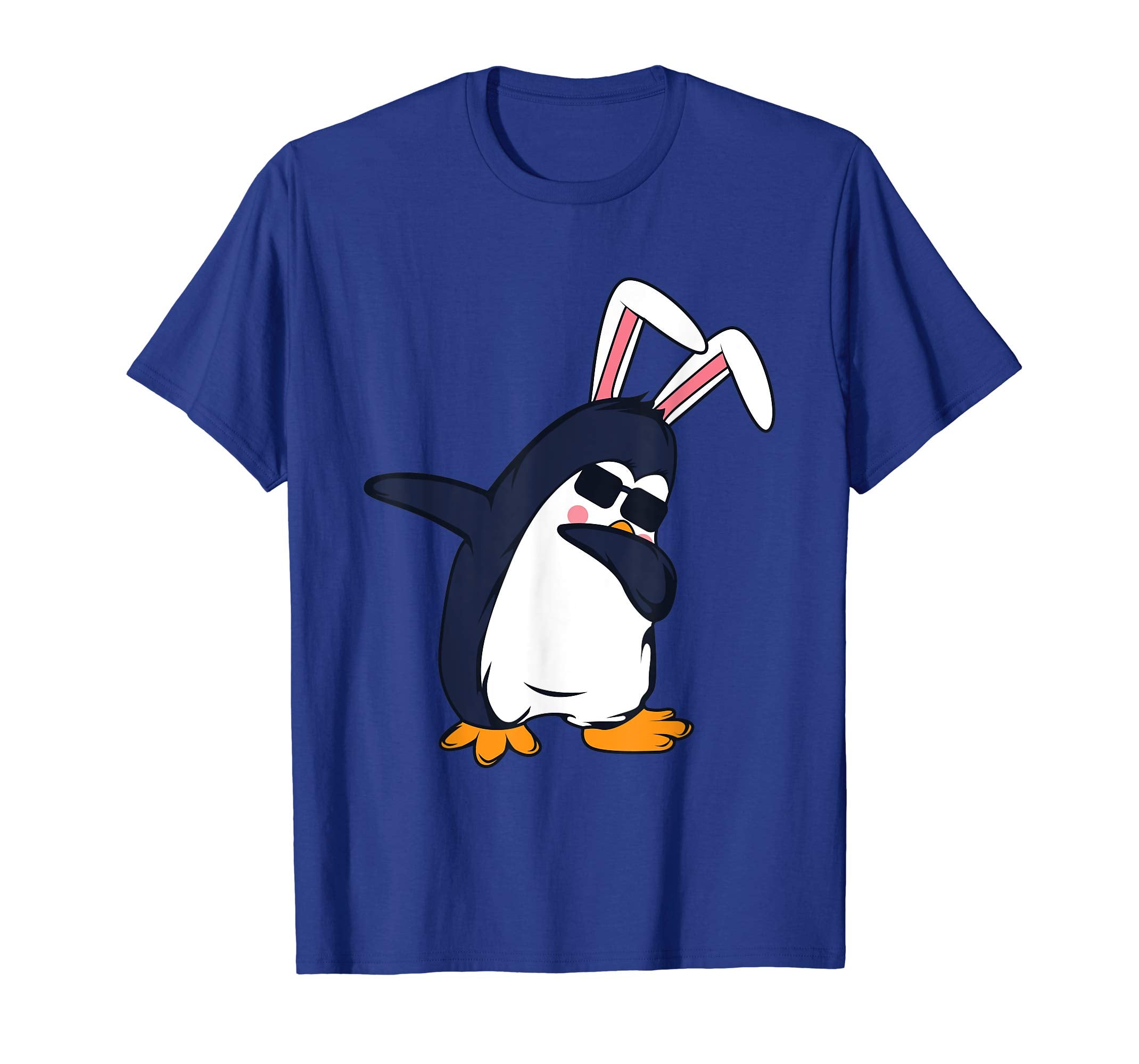 Dabbing Penguin Easter Bunny Dab Costume T-Shirt