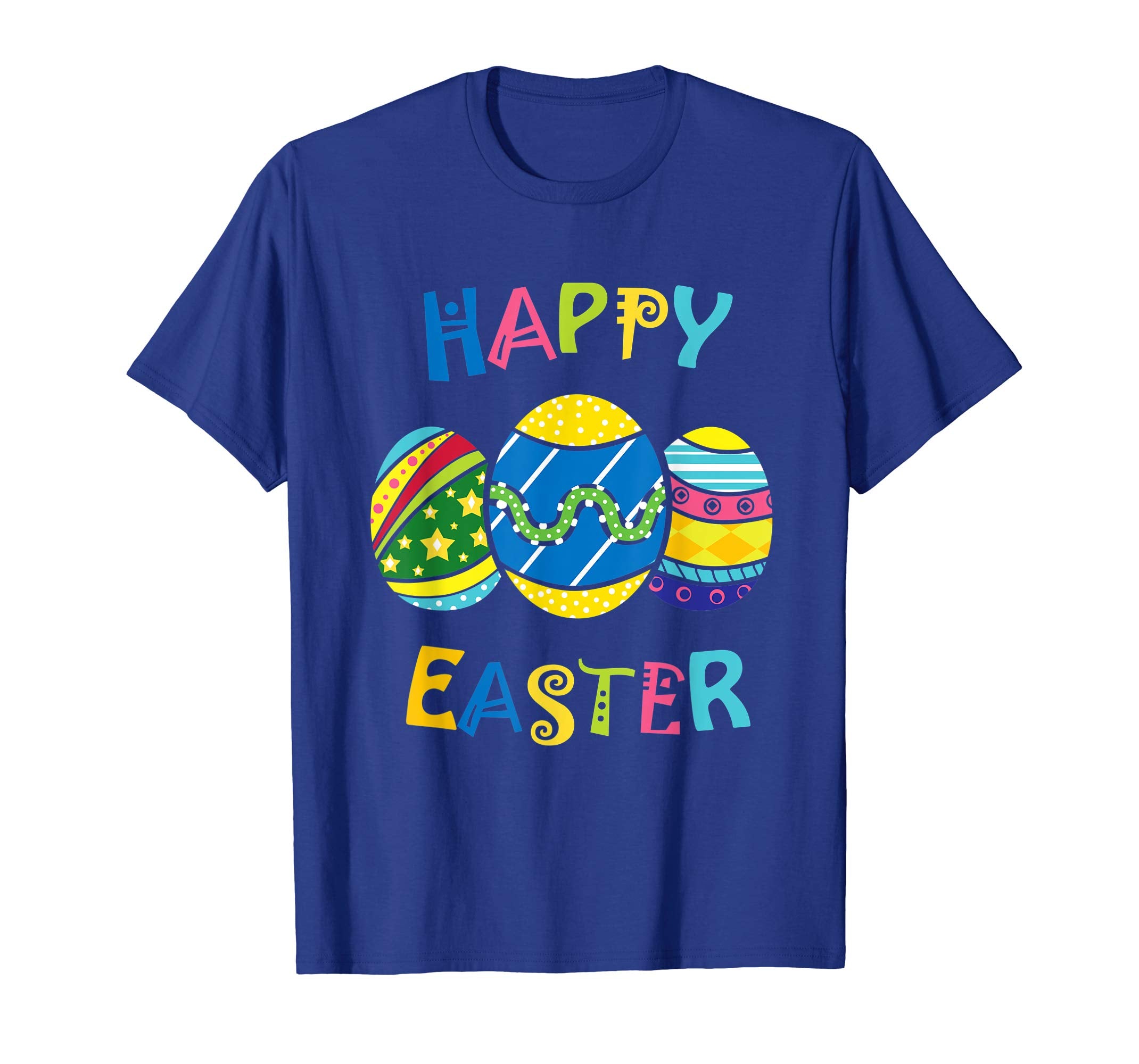 Happy Easter Shirt for Boys Men Easter Egg Painting Tee