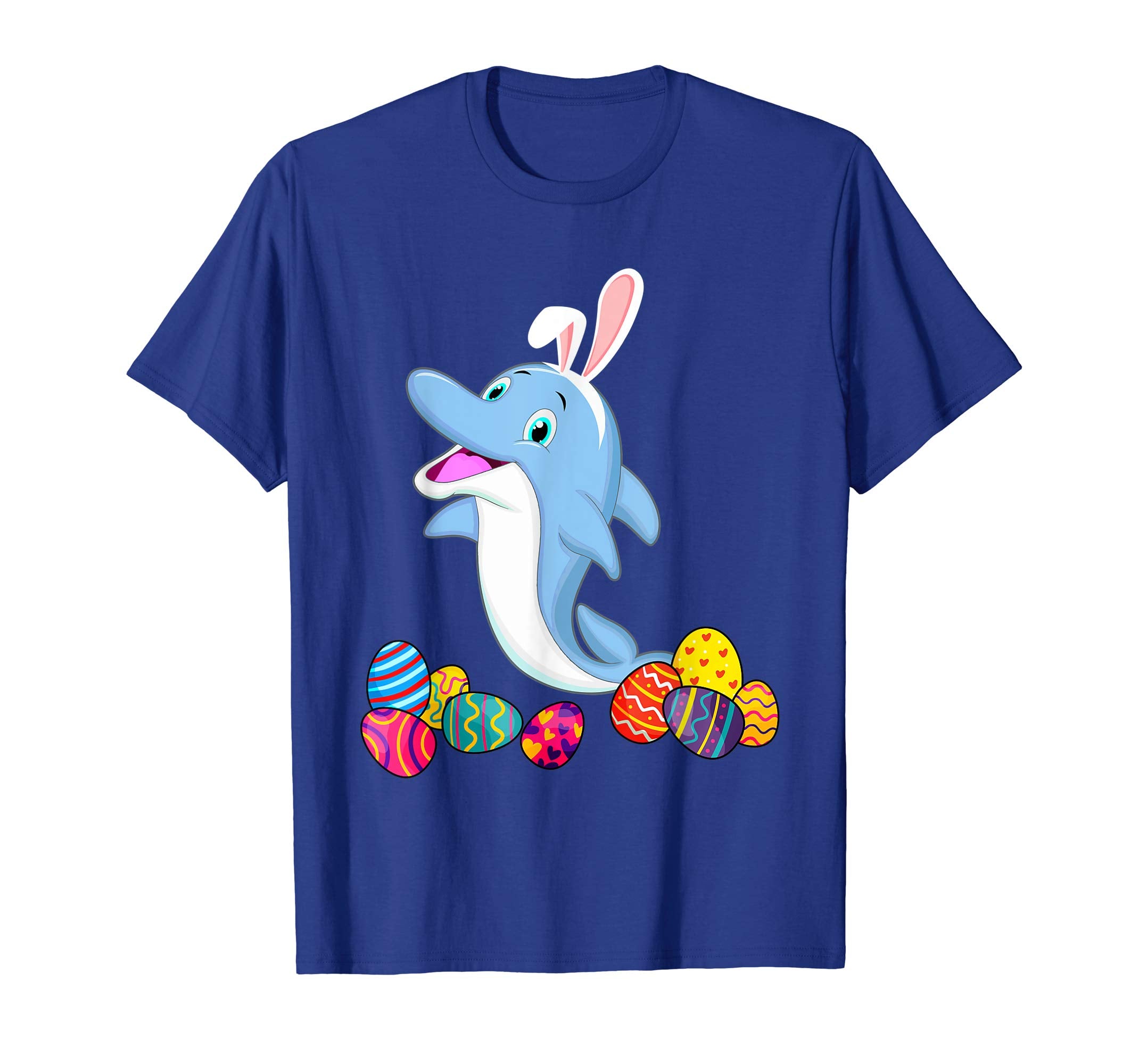 Dolphin Bunny Ear With Egg Easter Easter Day Shirt