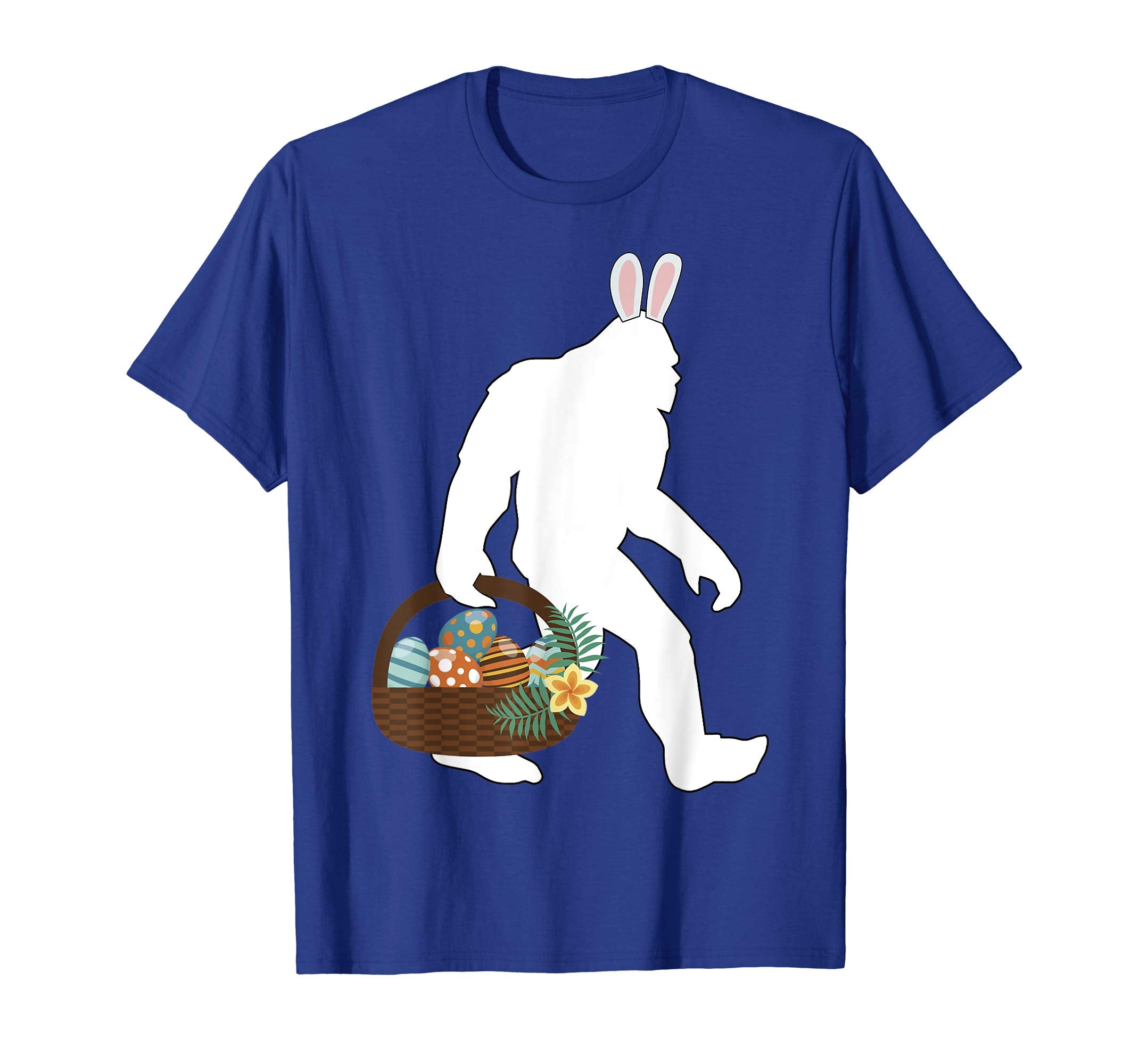 Bigfoot Easter Shirt Bunny Eggs Tshirt Funny Gifts Men Women