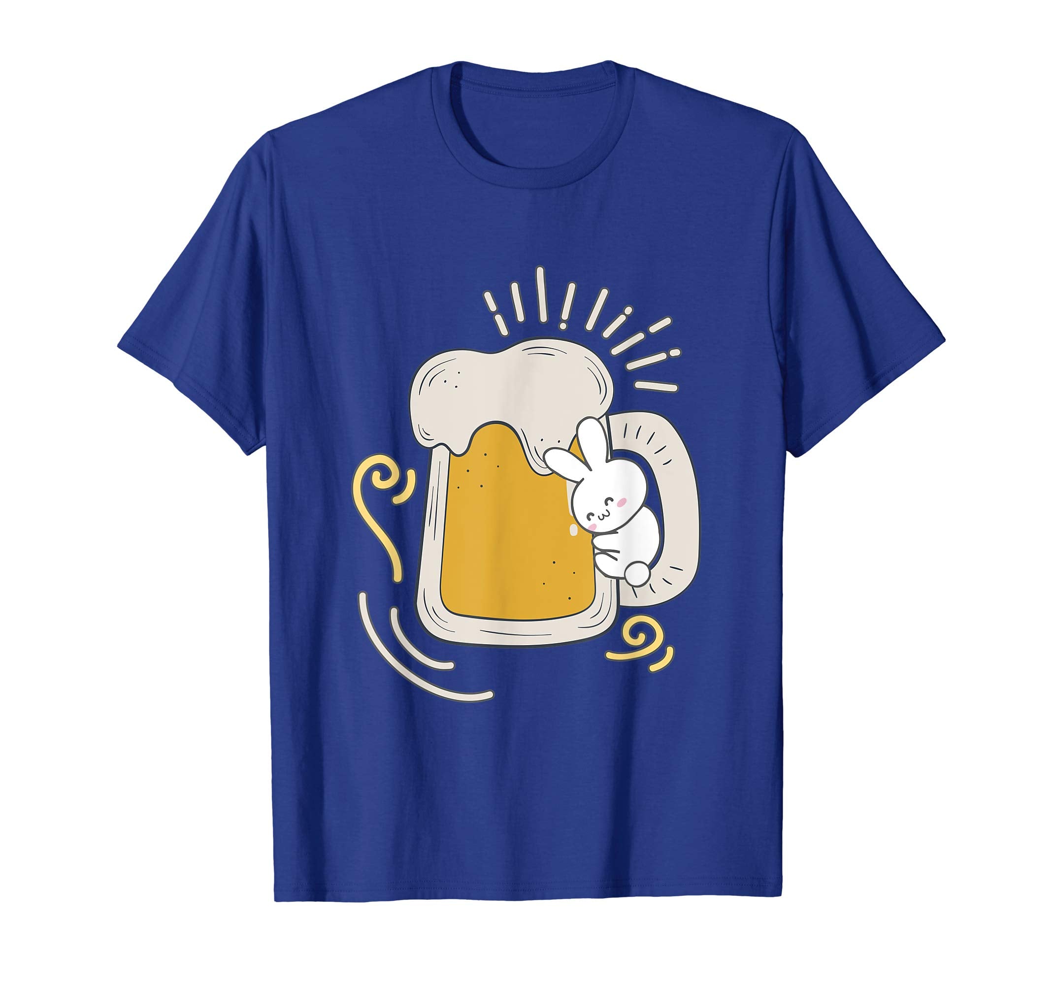 Cute Bunny Drink Beer Easter Day T-Shirt Gifts
