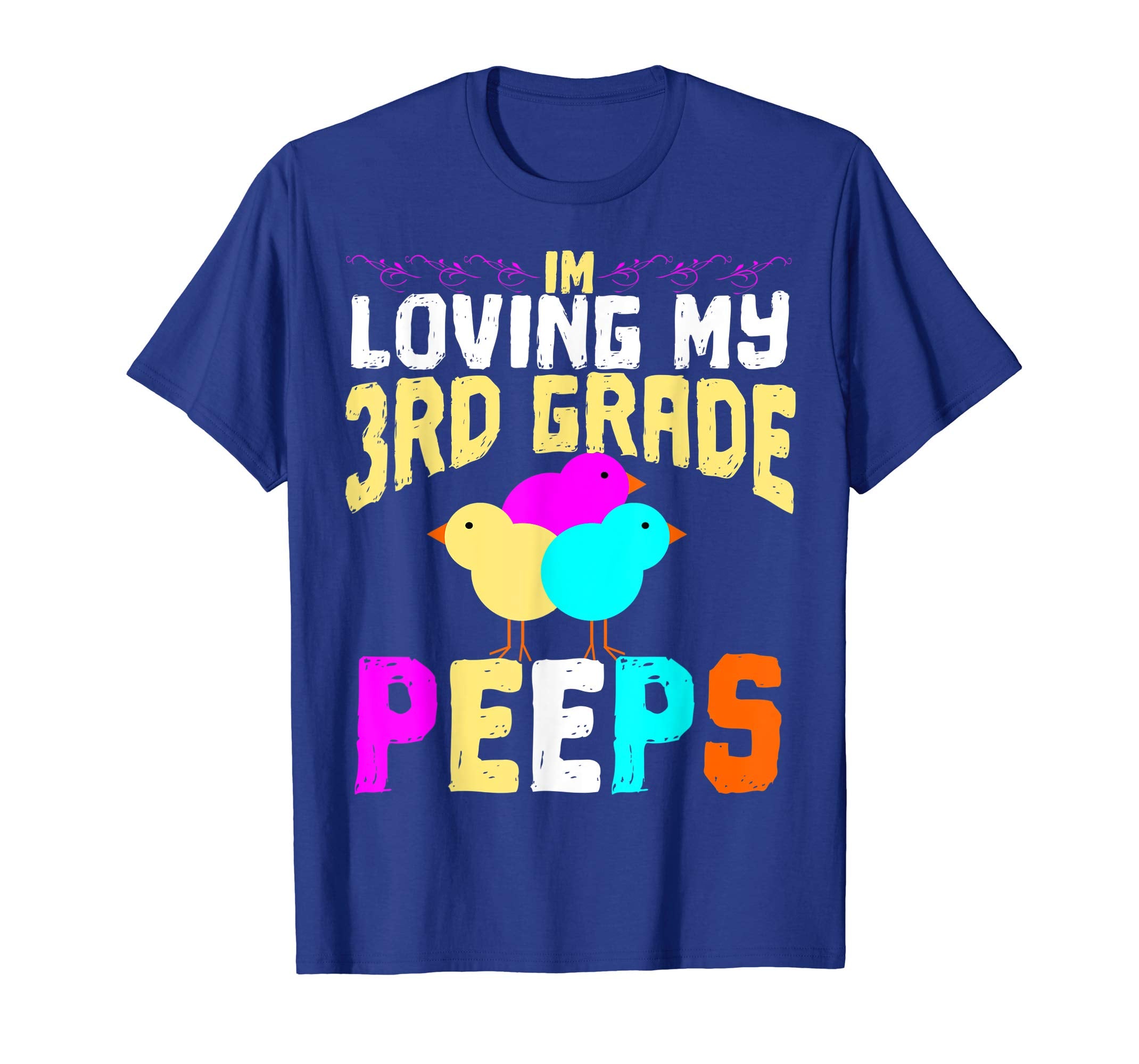3rd Grade Peeps Easter TShirt Teacher Gift