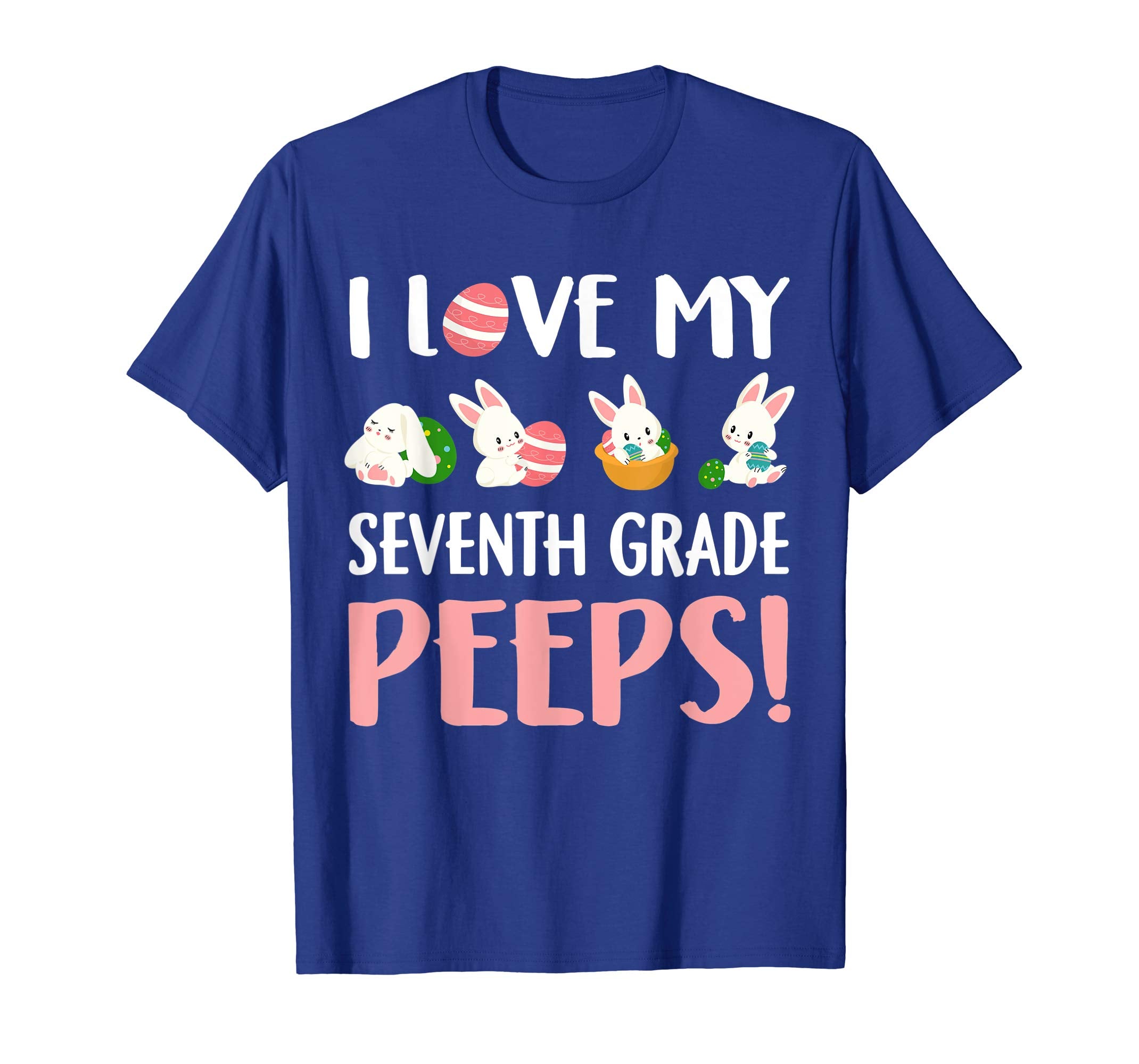 I Love My Seventh Grade Peeps Easter Day T-Shirt