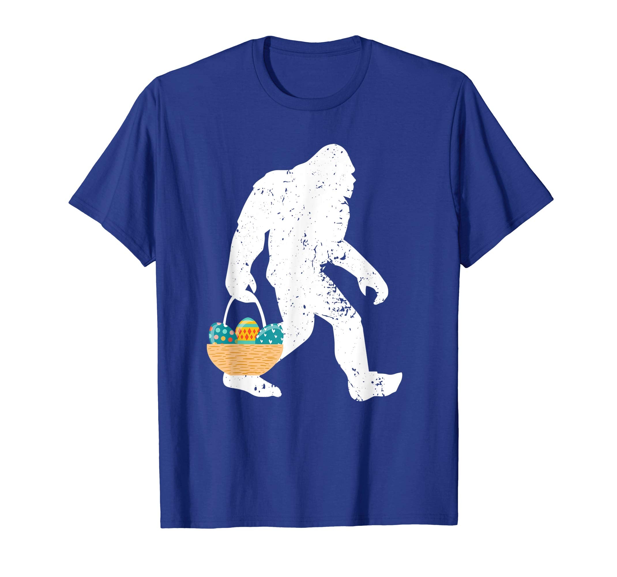 Funny Bigfoot Easter Eggs T-Shirt Gifts for Kids Boys