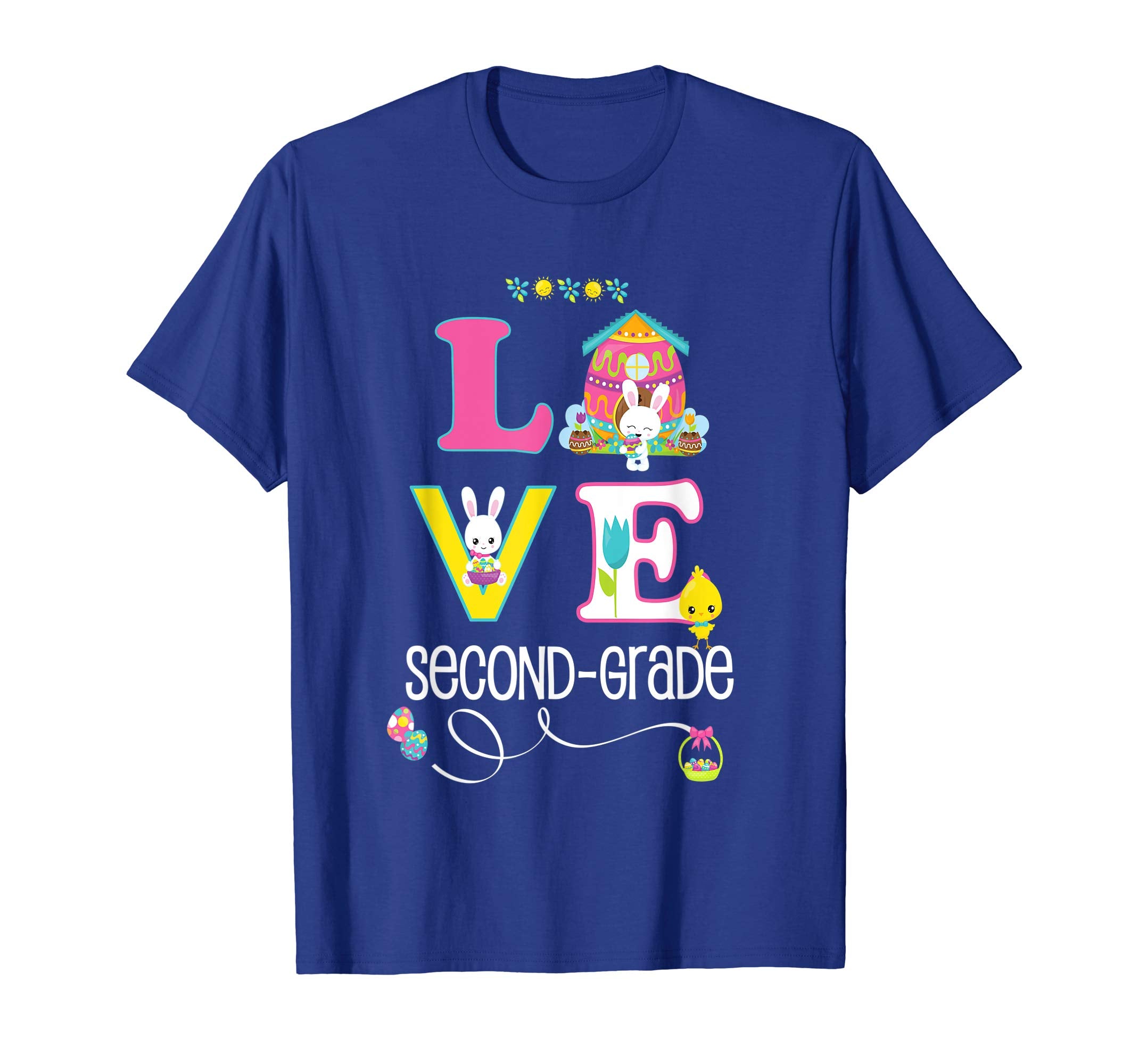 Easter Second Grade School Teacher &amp; Students Love Shirt