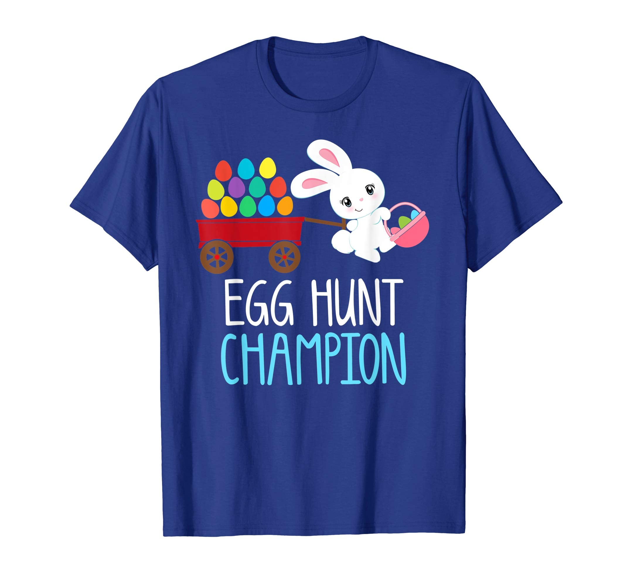 Easter Bunny T-Shirt Girls Kids Toddlers EGG HUNT CHAMPION