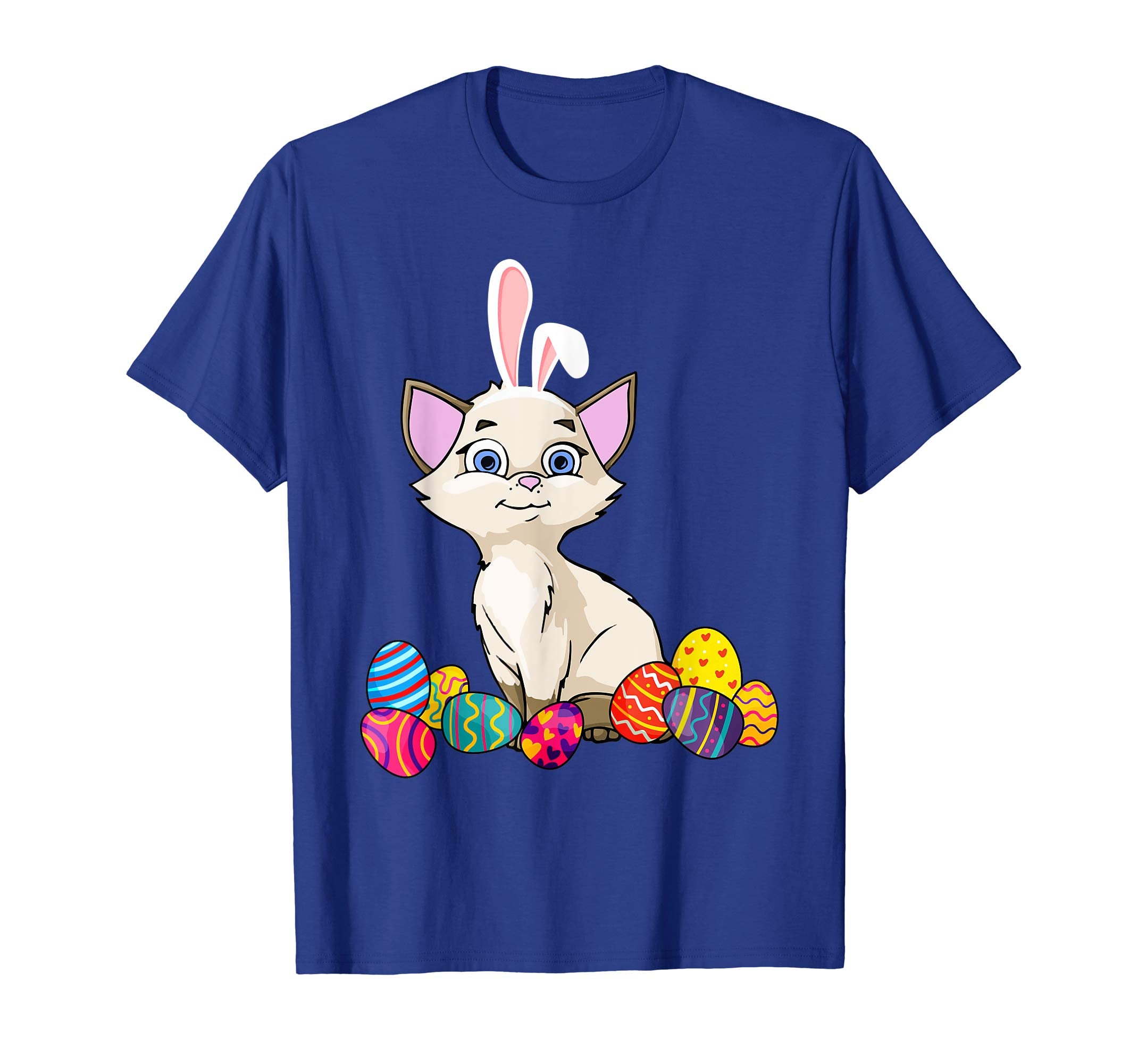 Cat Bunny Ear With Egg Easter Easter Day Shirt