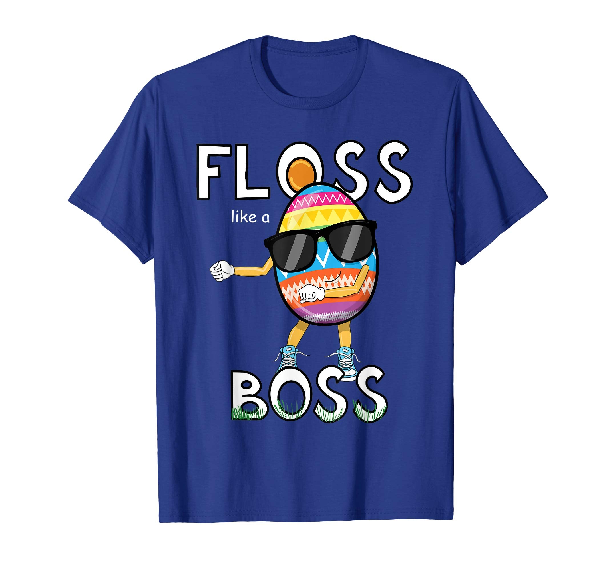 Floss Like A Boss Easter Egg Gift Shirt Boys Kids Flossing
