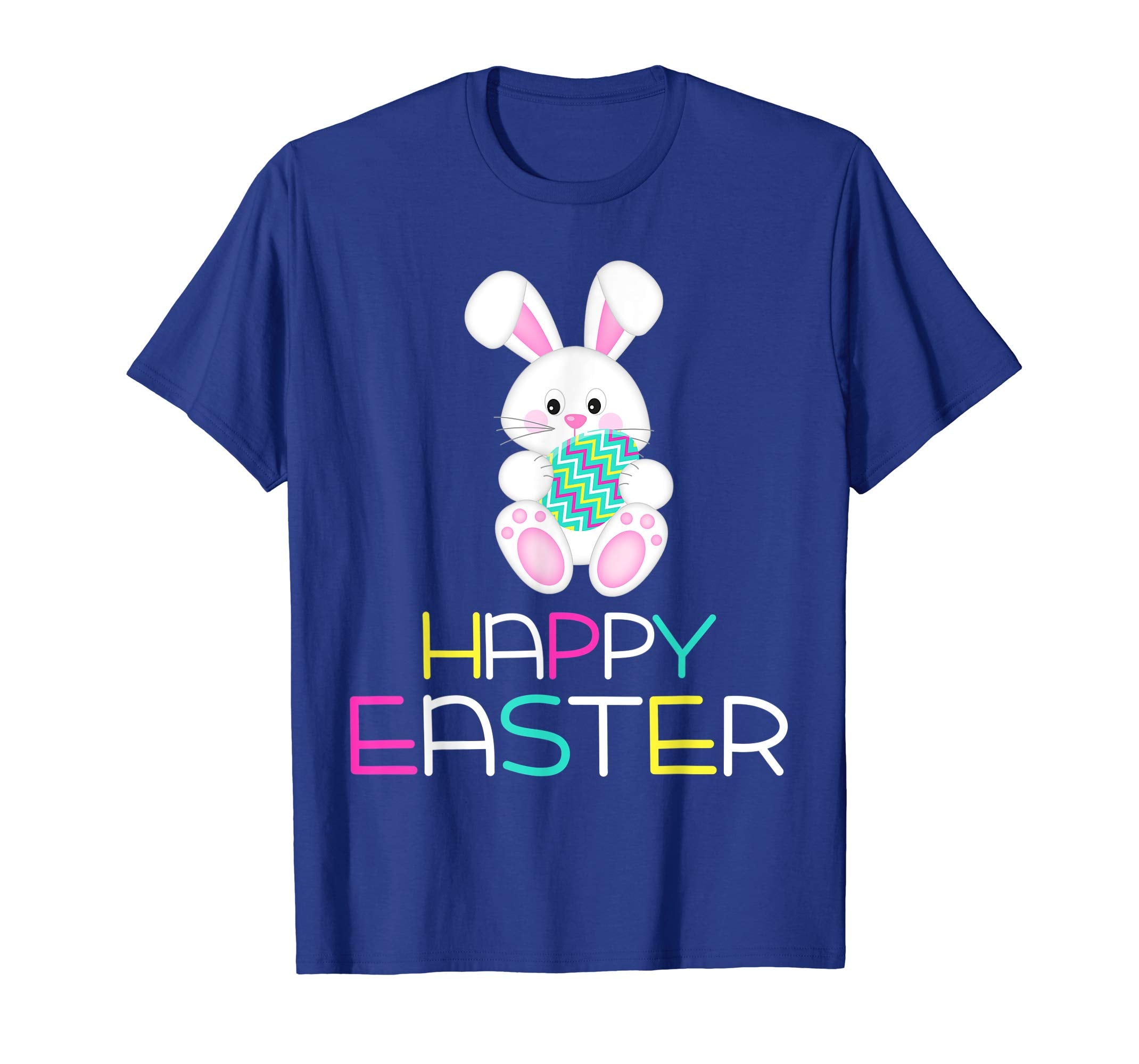 Happy Easter Shirt Cute Bunny &amp; Colorful Egg Easter Gift