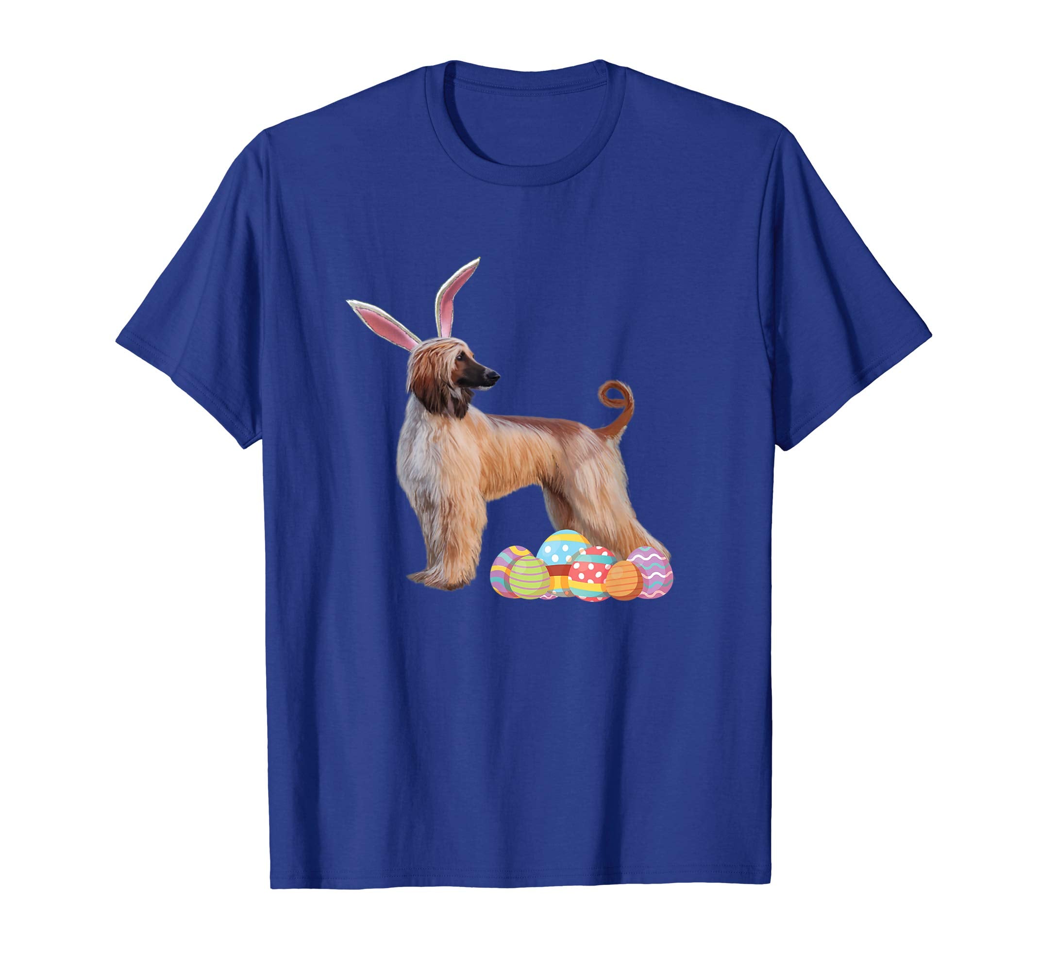 Easter Shirt Afghan Hound Funny Bunny Ears &amp; Eggs Gift