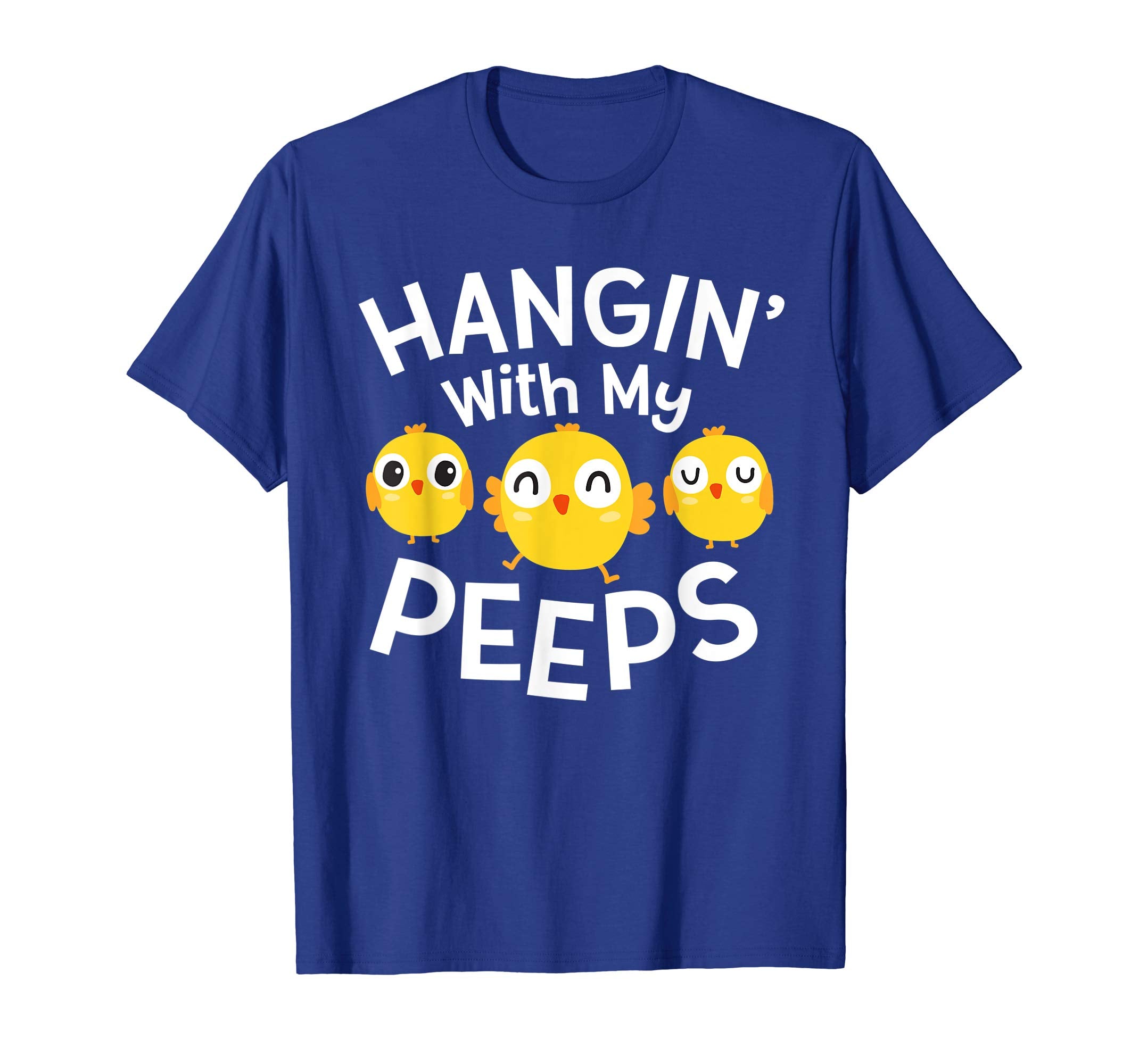 Hanging With My Peeps Happy Easter Kids Boys Girls T Shirt
