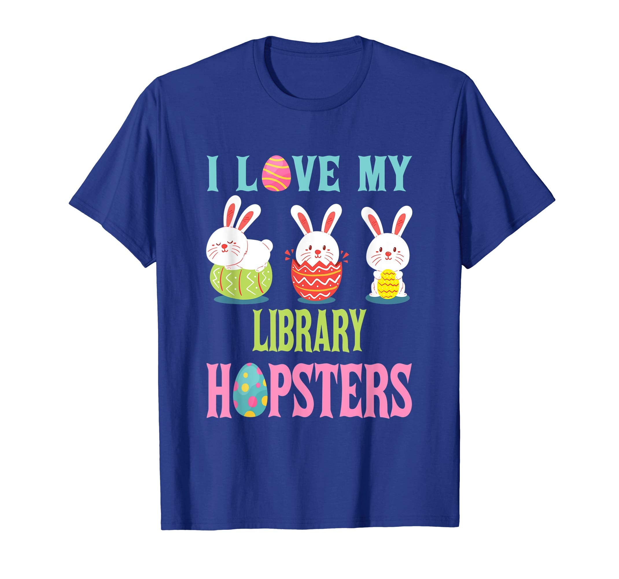 Easter Library Teacher Shirt Gift Easter Shirt