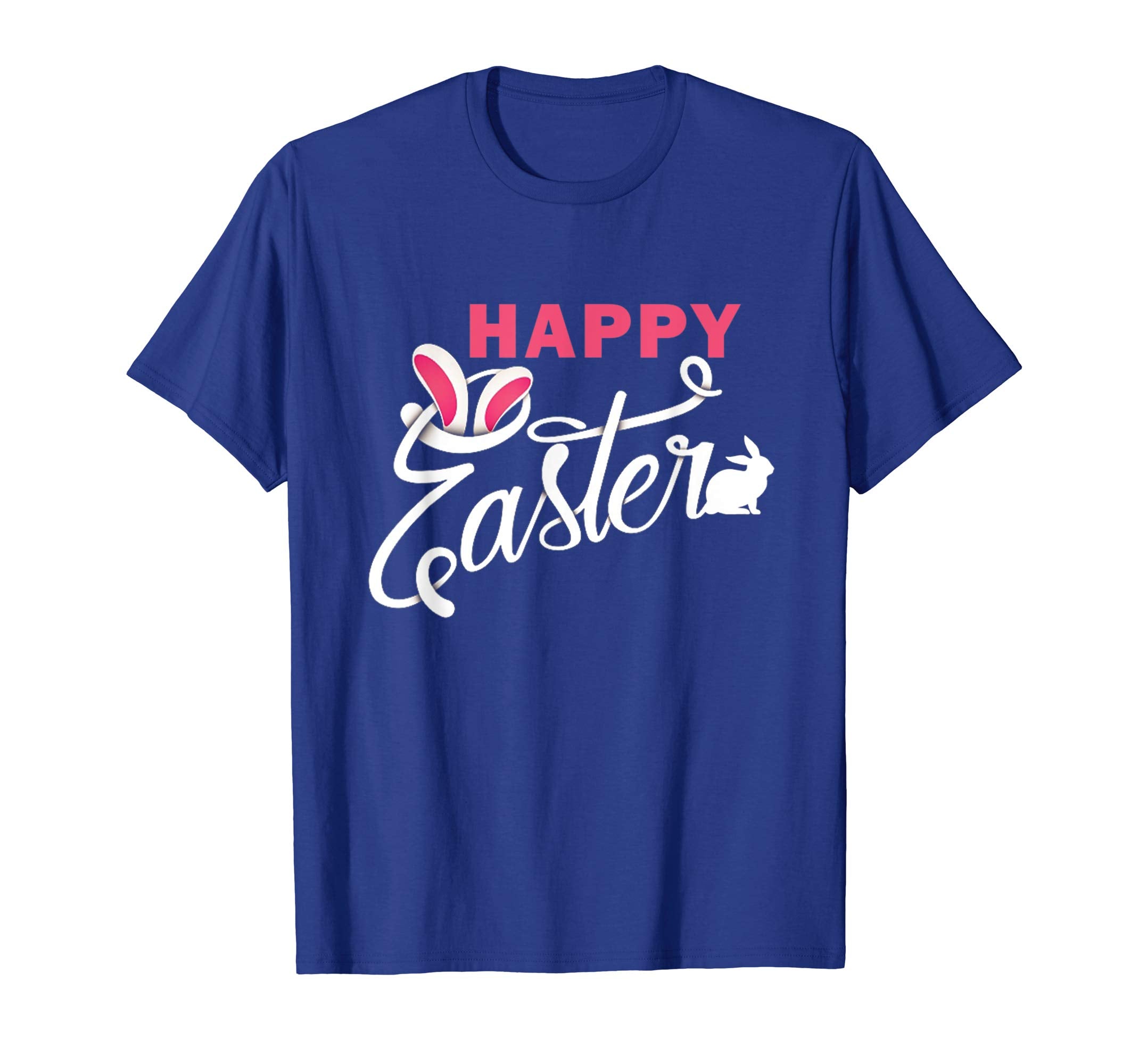 HAPPY EASTER Funny Bunny Shirt Girls Women Kids