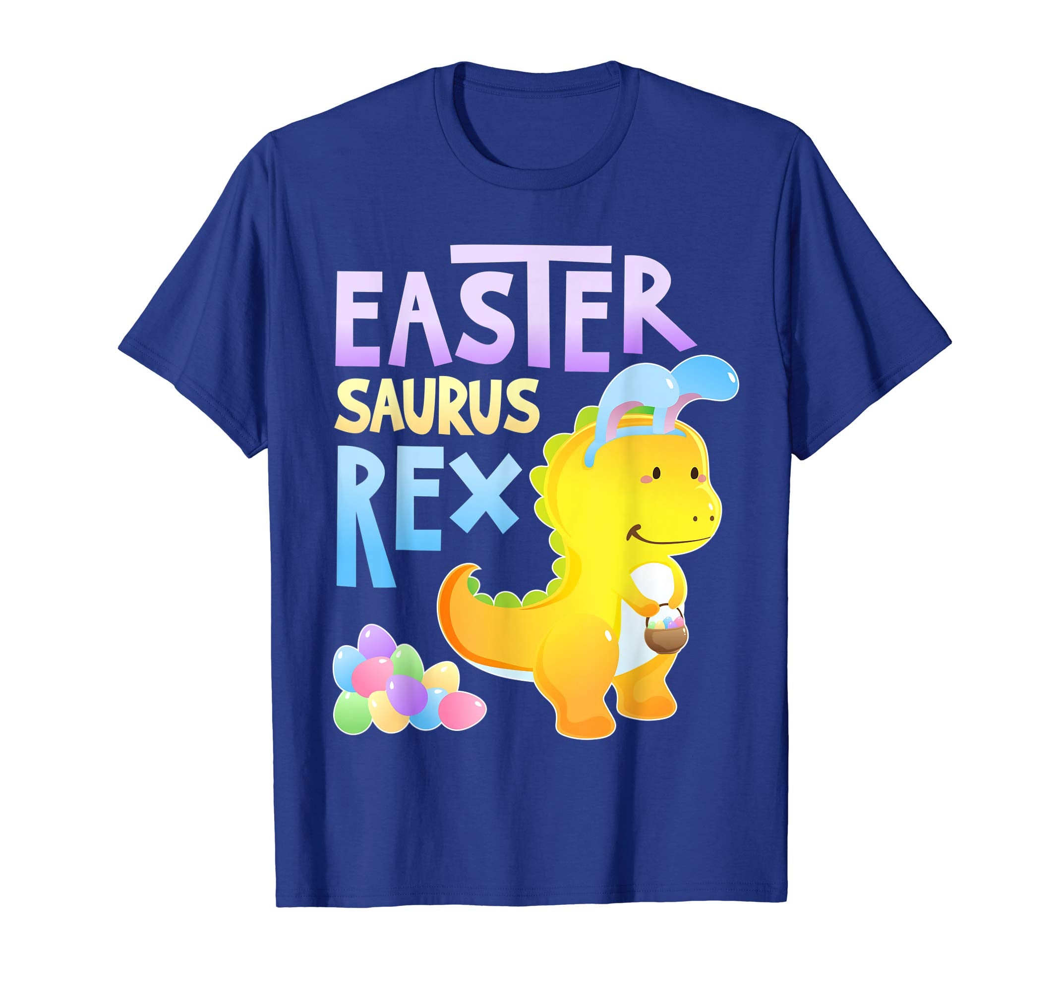 Easter Bunny Dinosaur T shirt TRex Boys Kids Girls Eggs