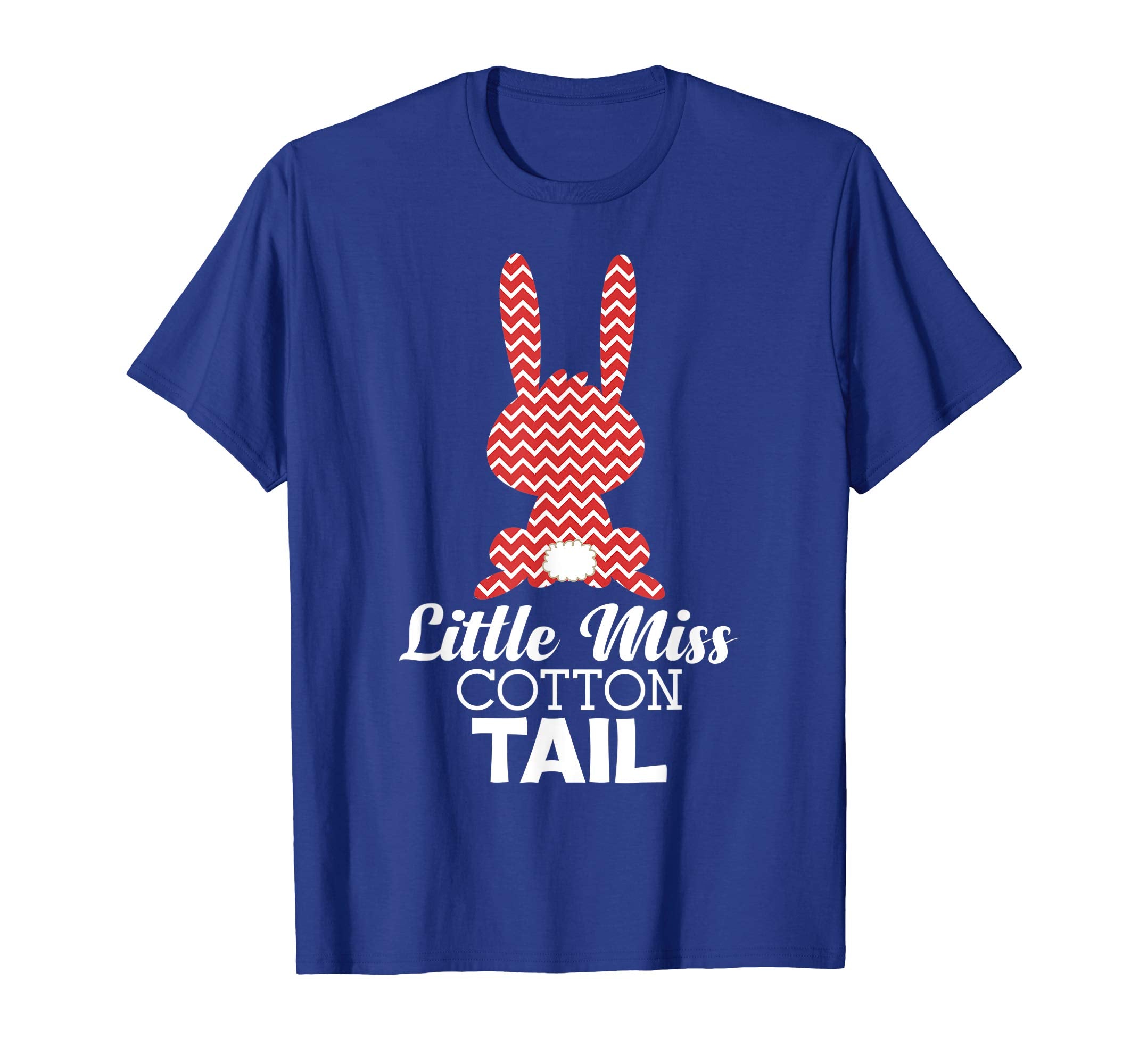 Little Miss Cotton Tail Bunny Happy Easter Day T-Shirt Egg