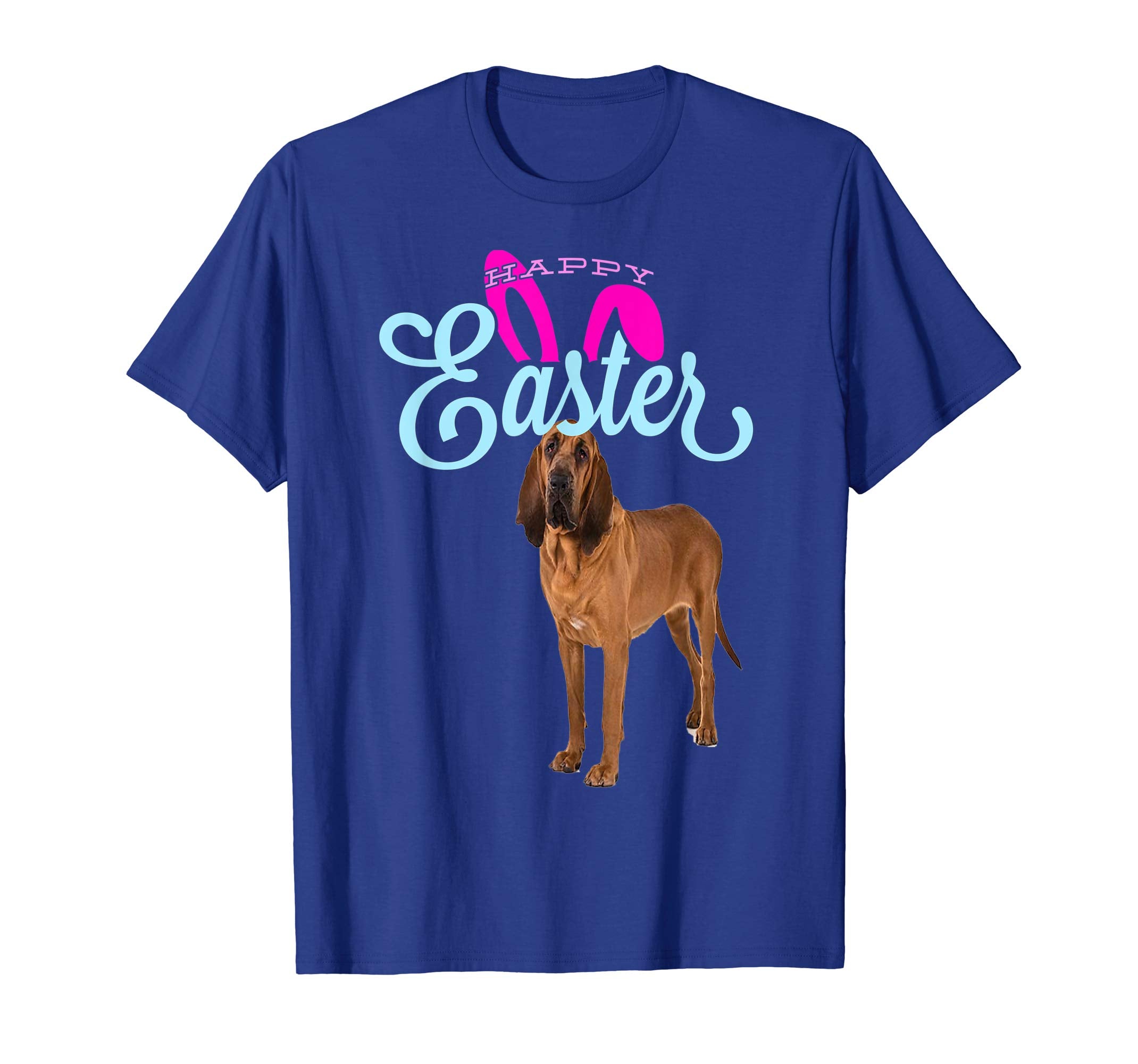 Easter Bunny Bloodhound Tshirt Dog Men Women Gift Easter Day