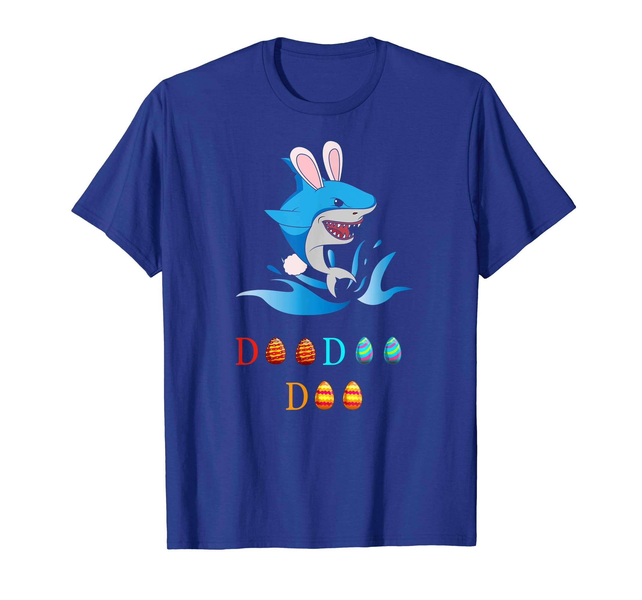 Easter Shark doo doo Bunny Ears Gift Shirt Eggs Basket Doo
