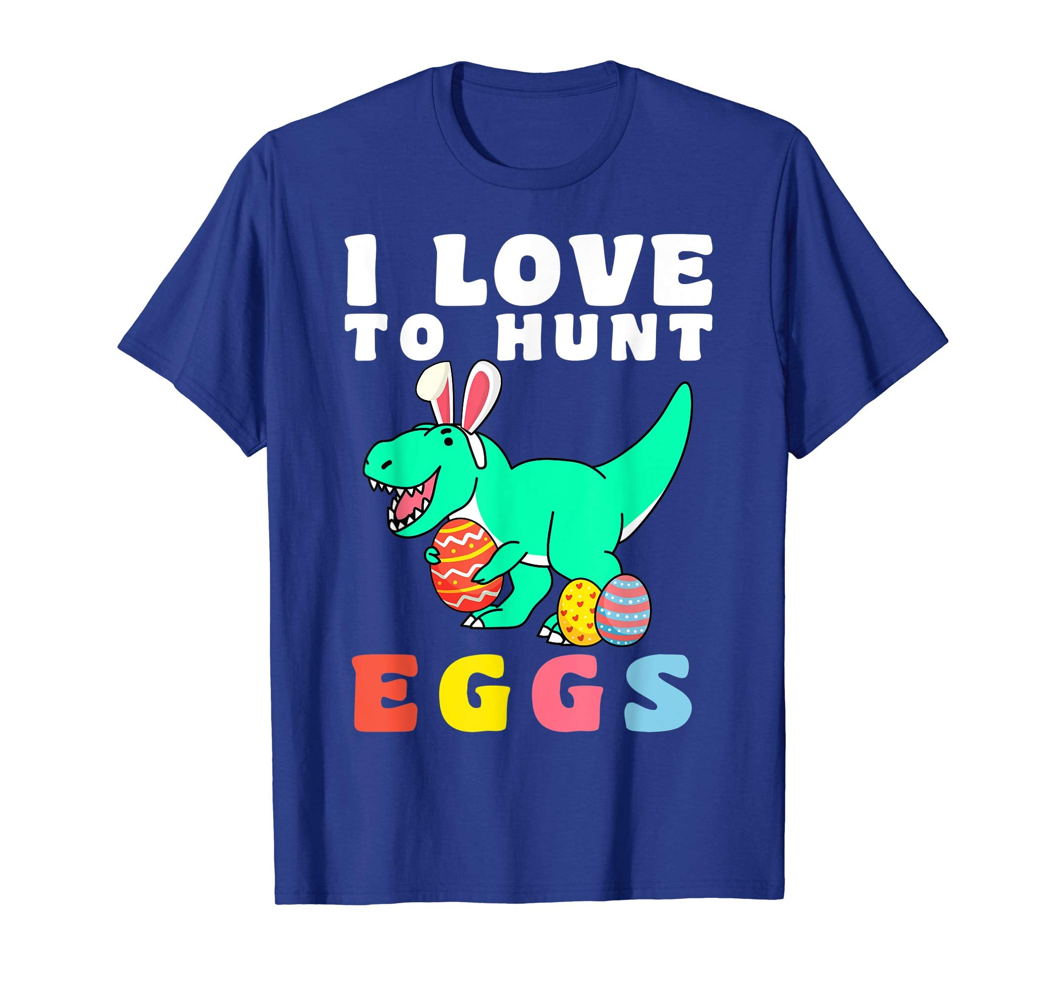 Easter Egg Hunt Shirt T Rex Dinosaur Bunny Easter Shirt Kids