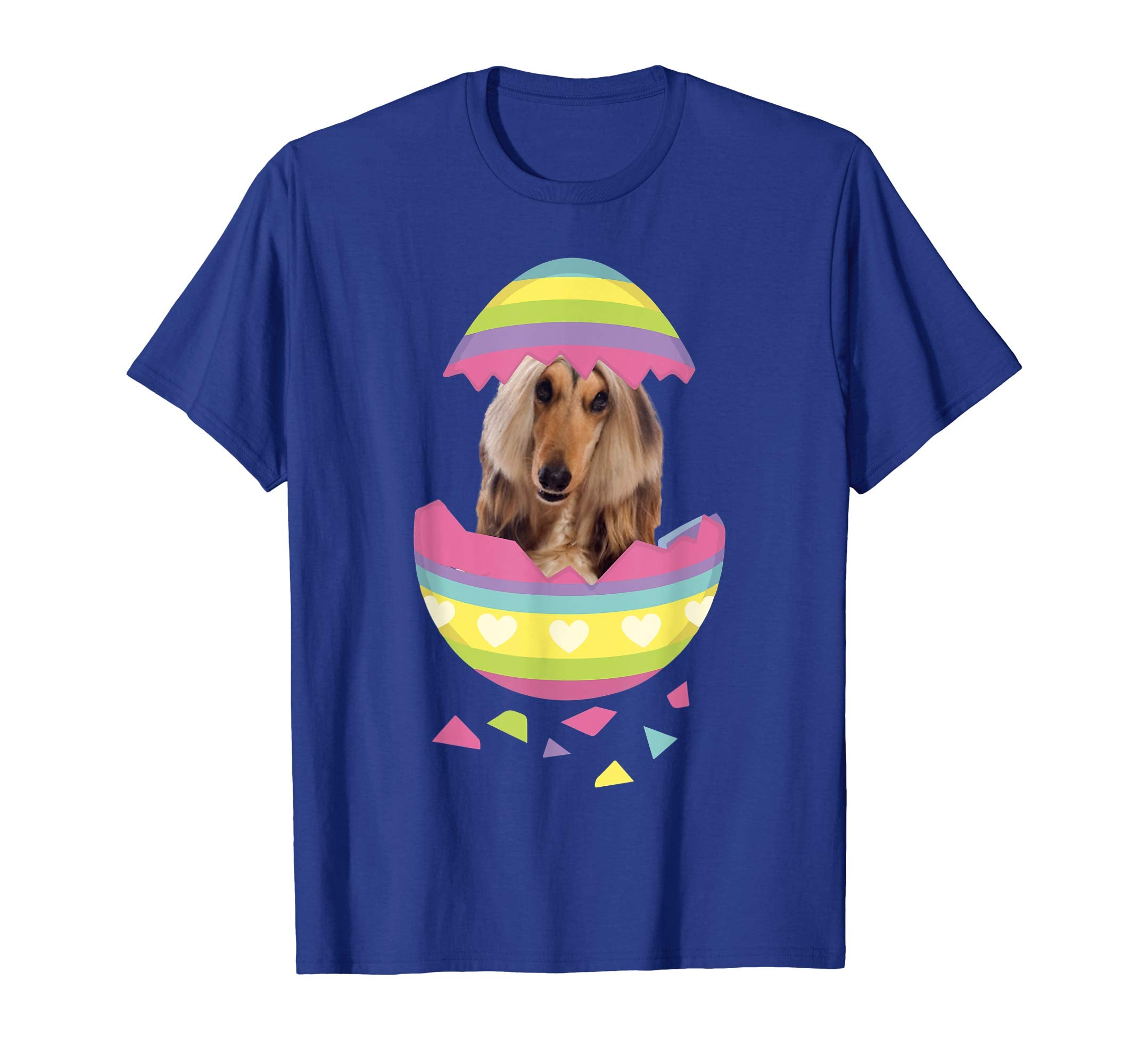 Afghan Hound Easter Egg T-Shirt Dog Lover