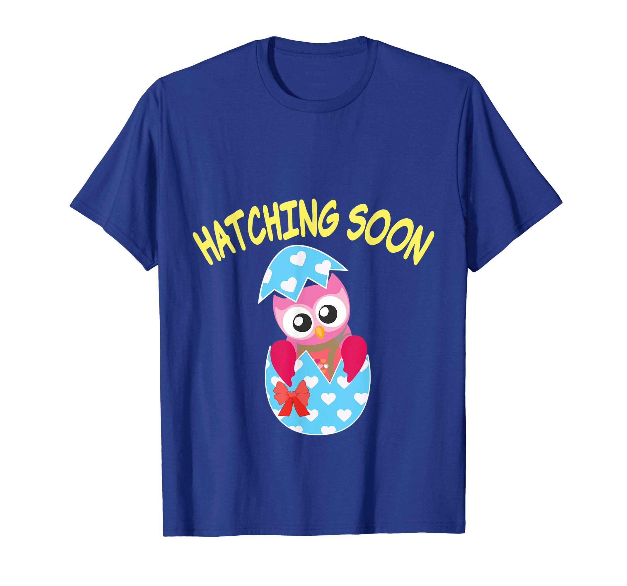 Easter Owl Hatching Soon T-Shirt Pregnancy Announcement Love