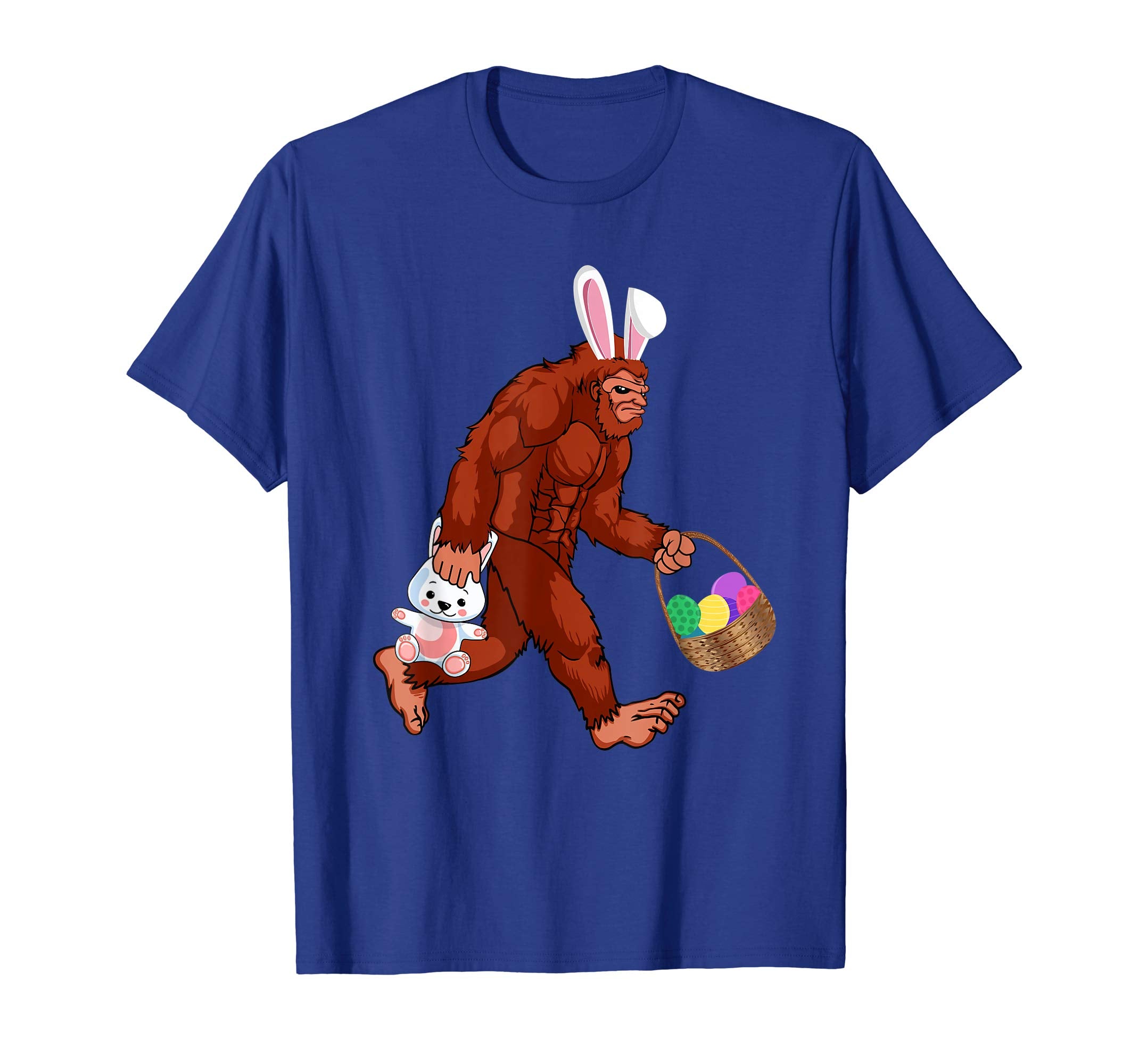 Easter Bigfoot Sasquatch Shirt Bunny Egg Hunting Gift Tee