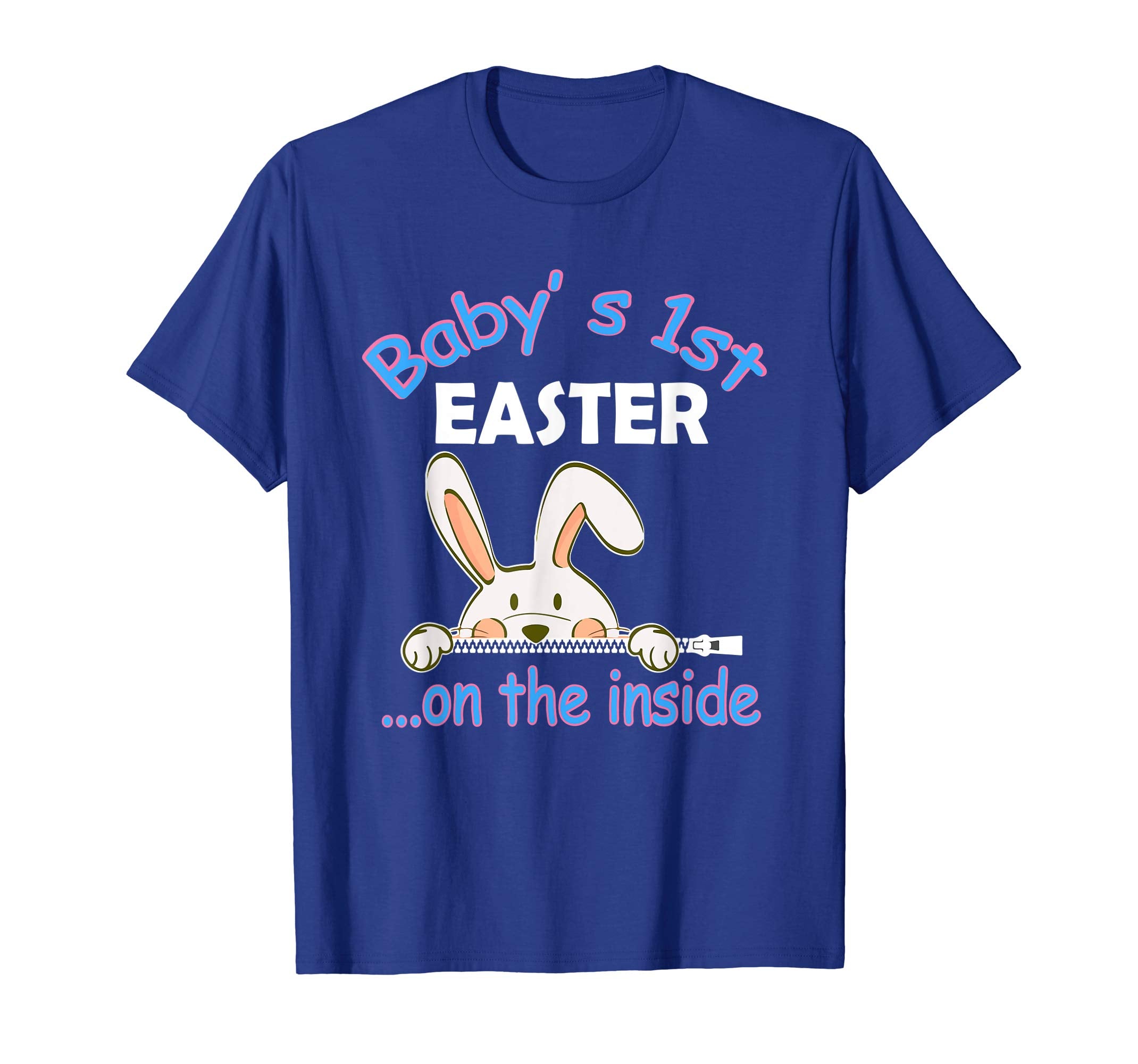 Pregnant Bunny Baby's 1st Easter On The Inside Happy Shirt