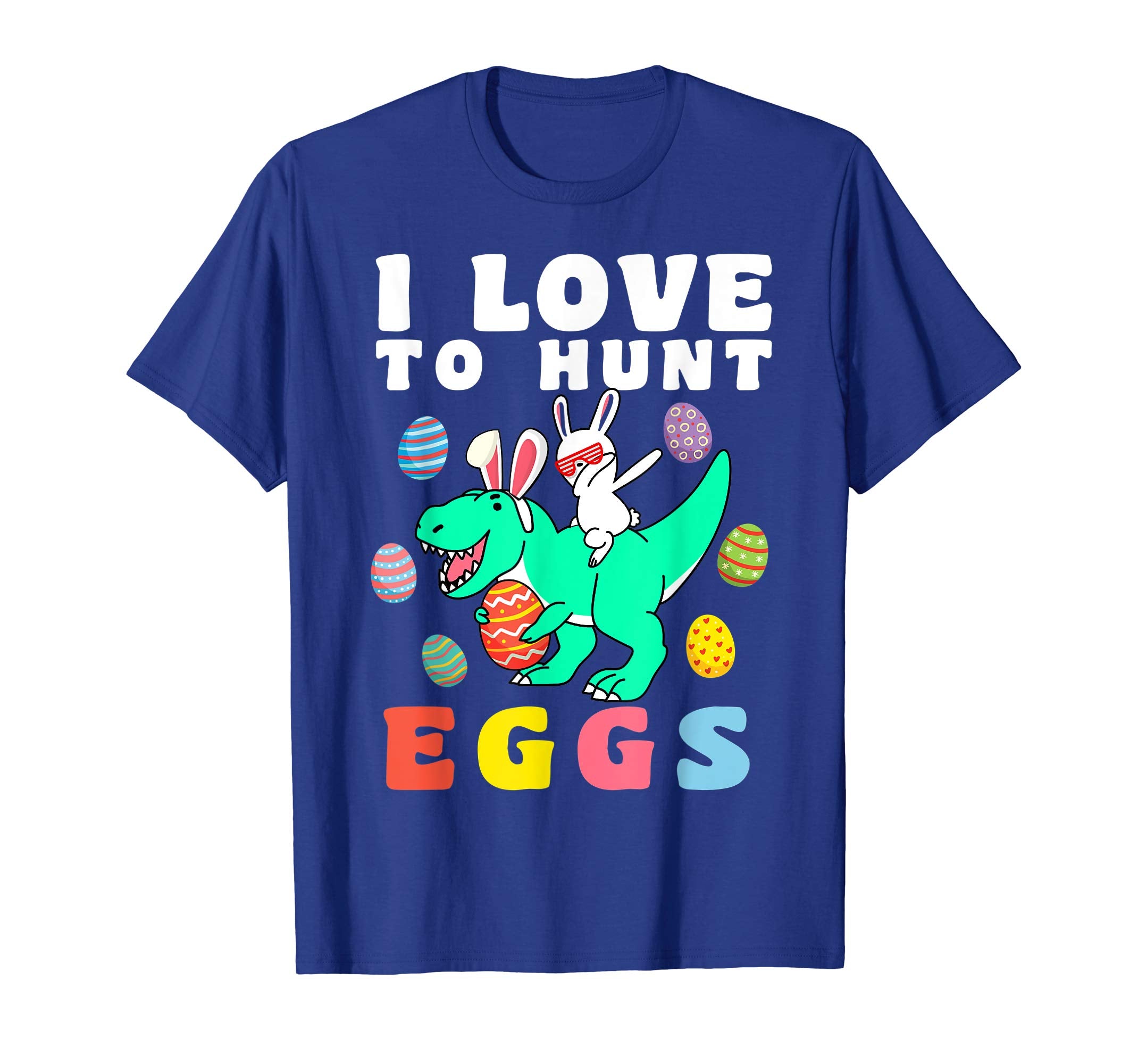 Easter Egg Hunt Shirt T Rex Dinosaur Bunny Dabbing Shirt Kid