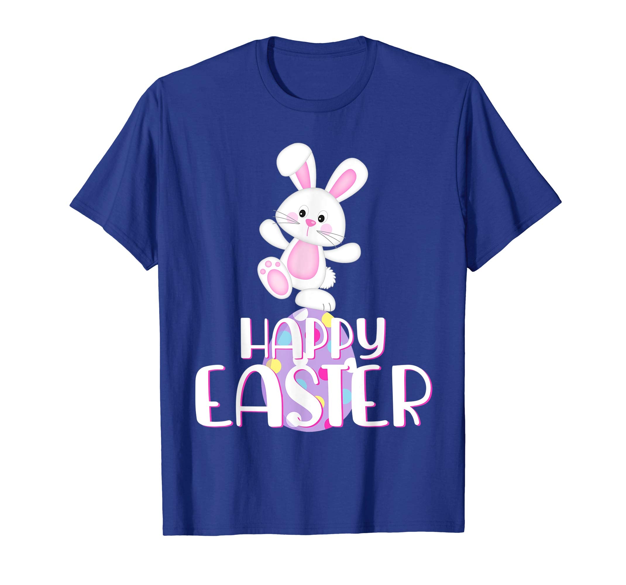 Happy Easter Shirt Cute Bunny &amp; Colorful Egg Easter Gift